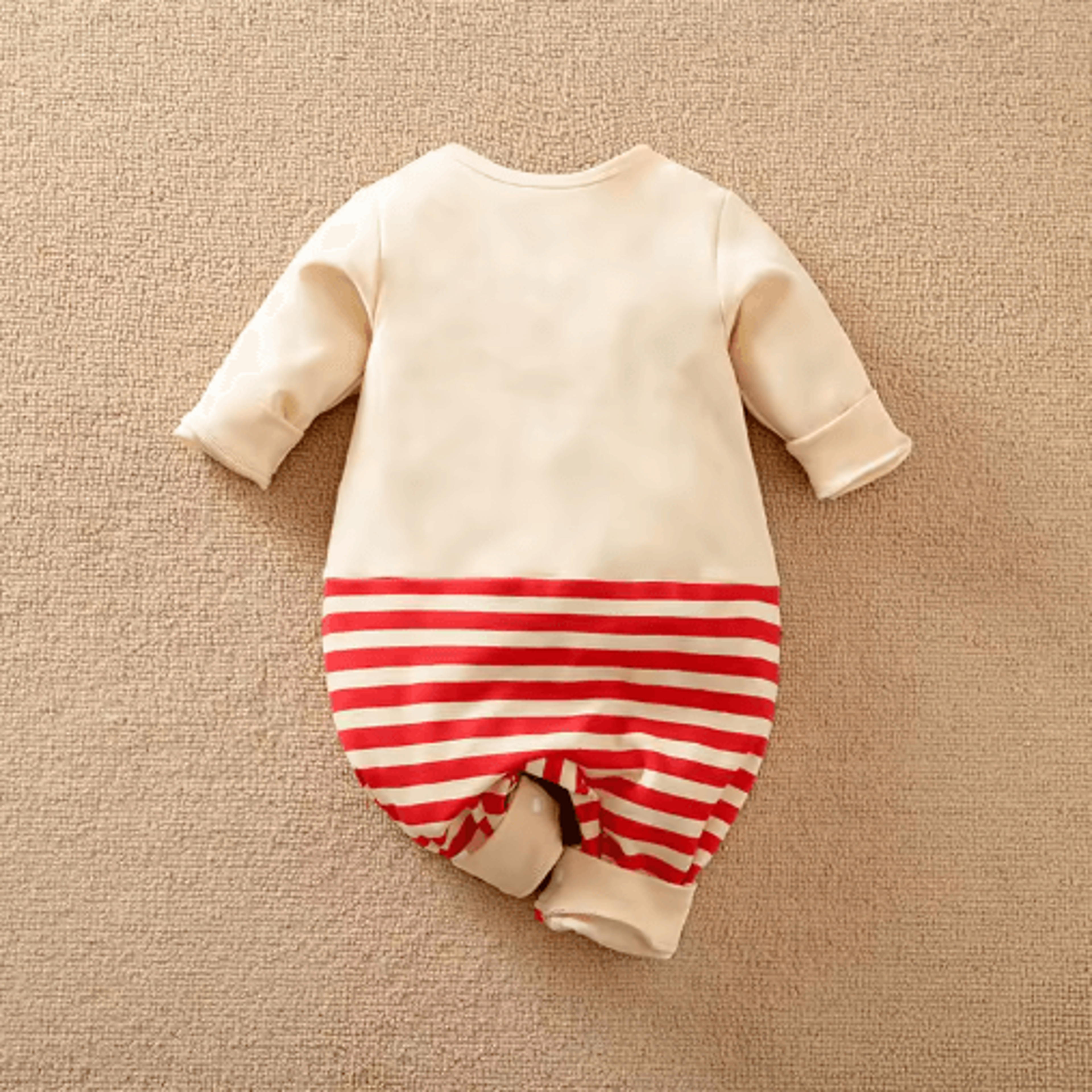Festive Elk Baby Christmas Romper  Cozy Baby Christmas Outfit 6
