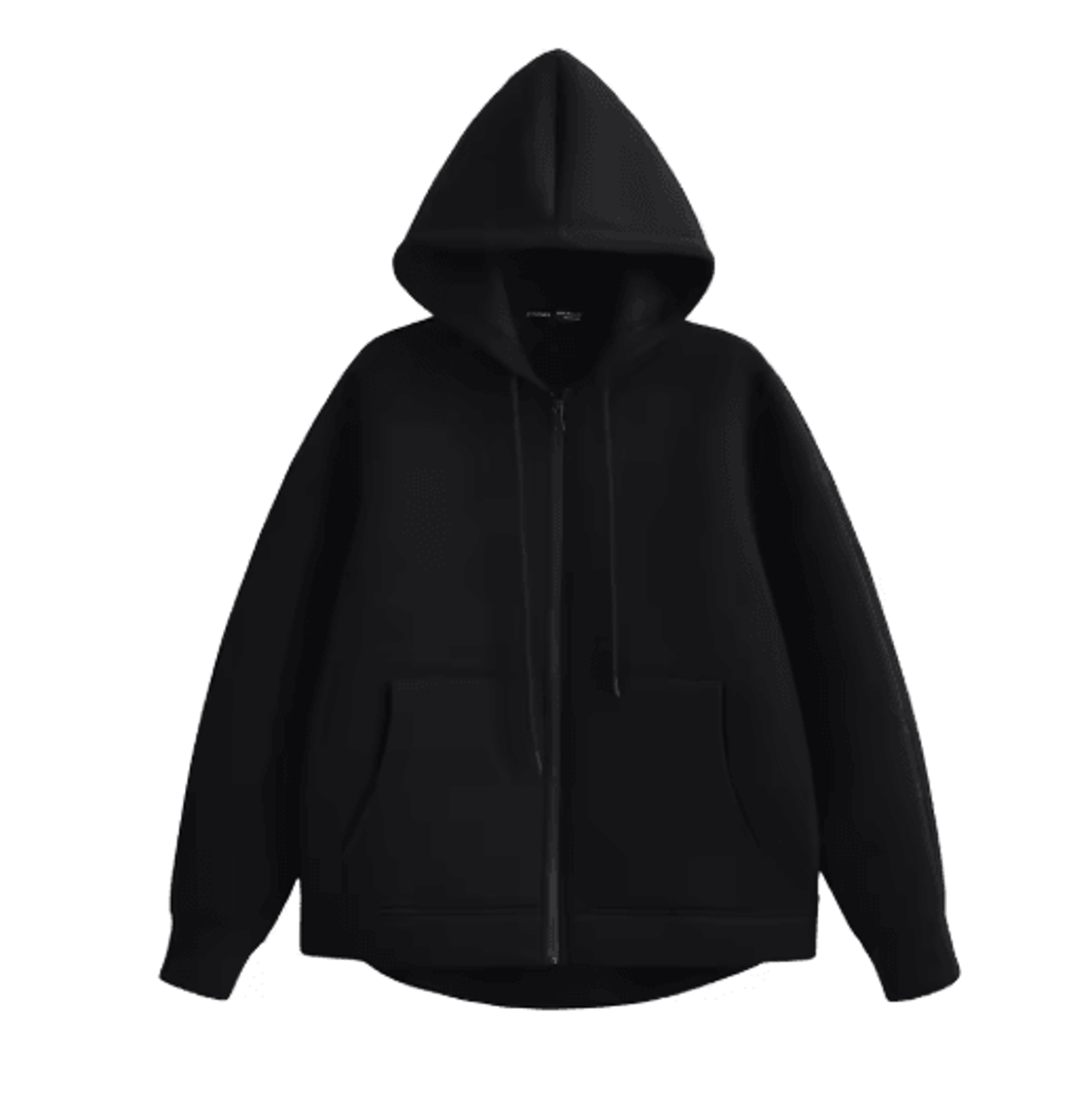 HH Autumn Women Gray Jacket With Hood Long Sleeve Big Pocket Zipper Jacket Coat Woman Loose Casual  3