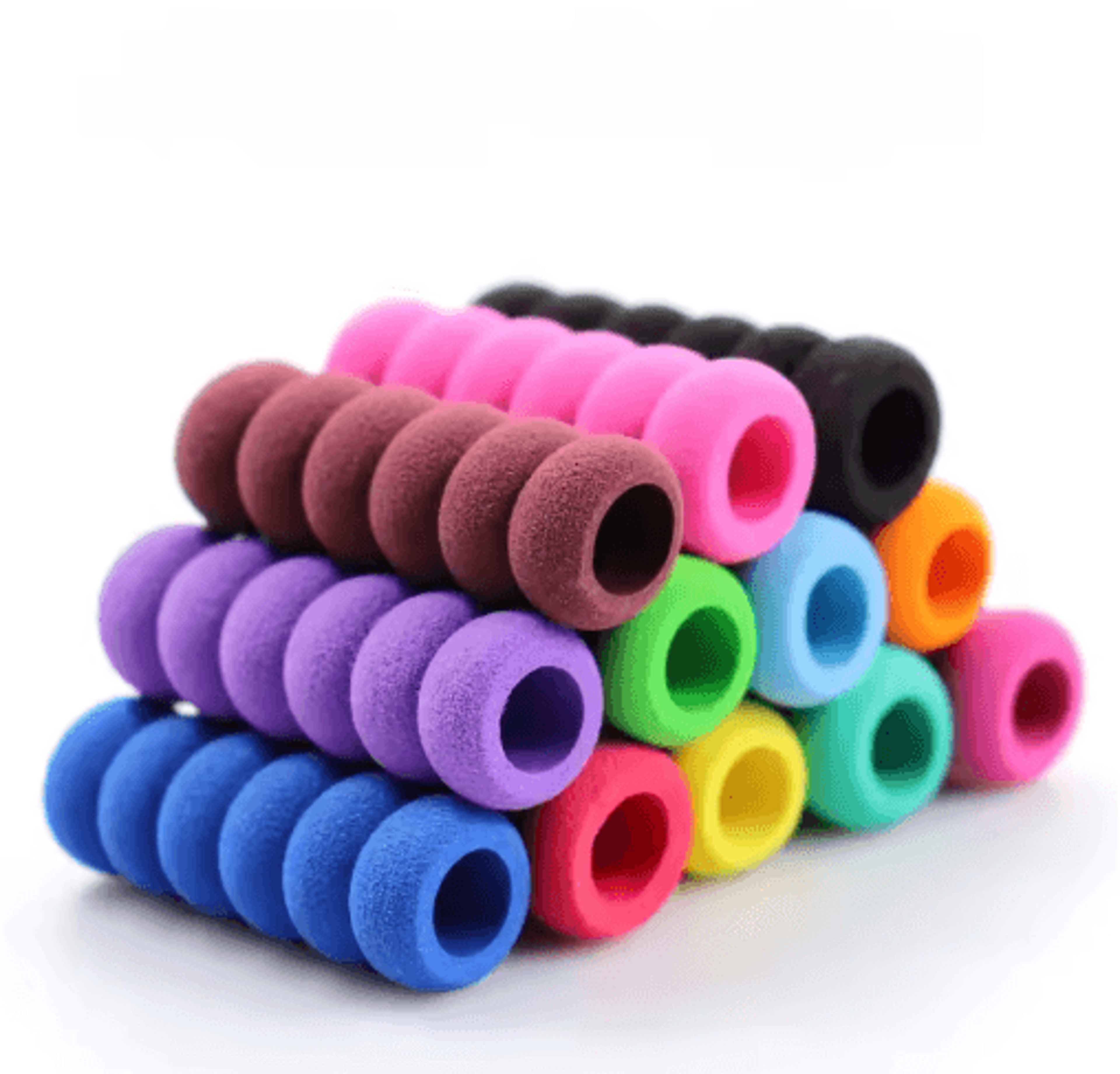 30PCS Soft Sponge Pencil Grips For Kids  AntiSlip Handwriting  Finger Support Set 0