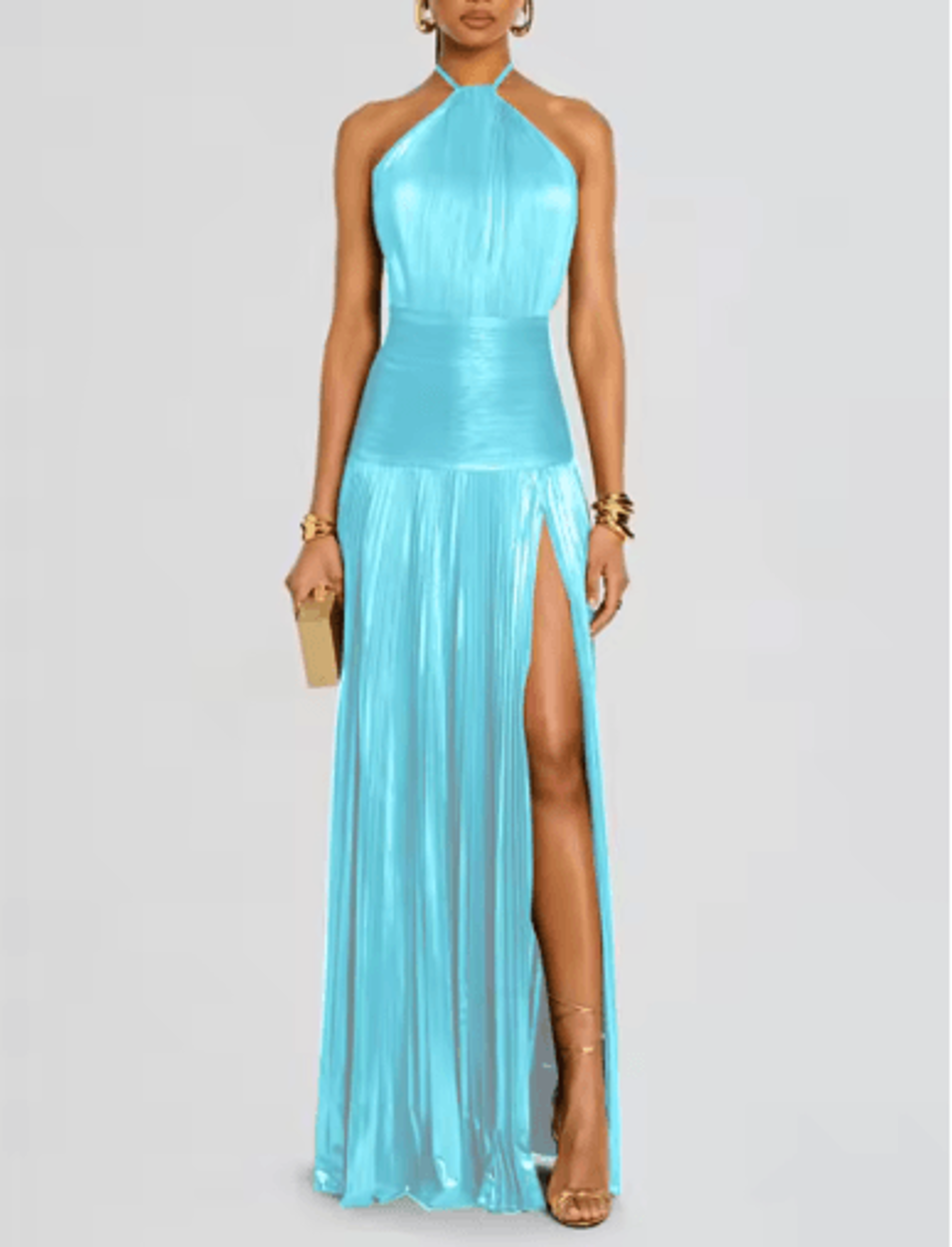 Luxurious Corset Party Dress Off Shoulder Slit Celebrity Evening Gown 4