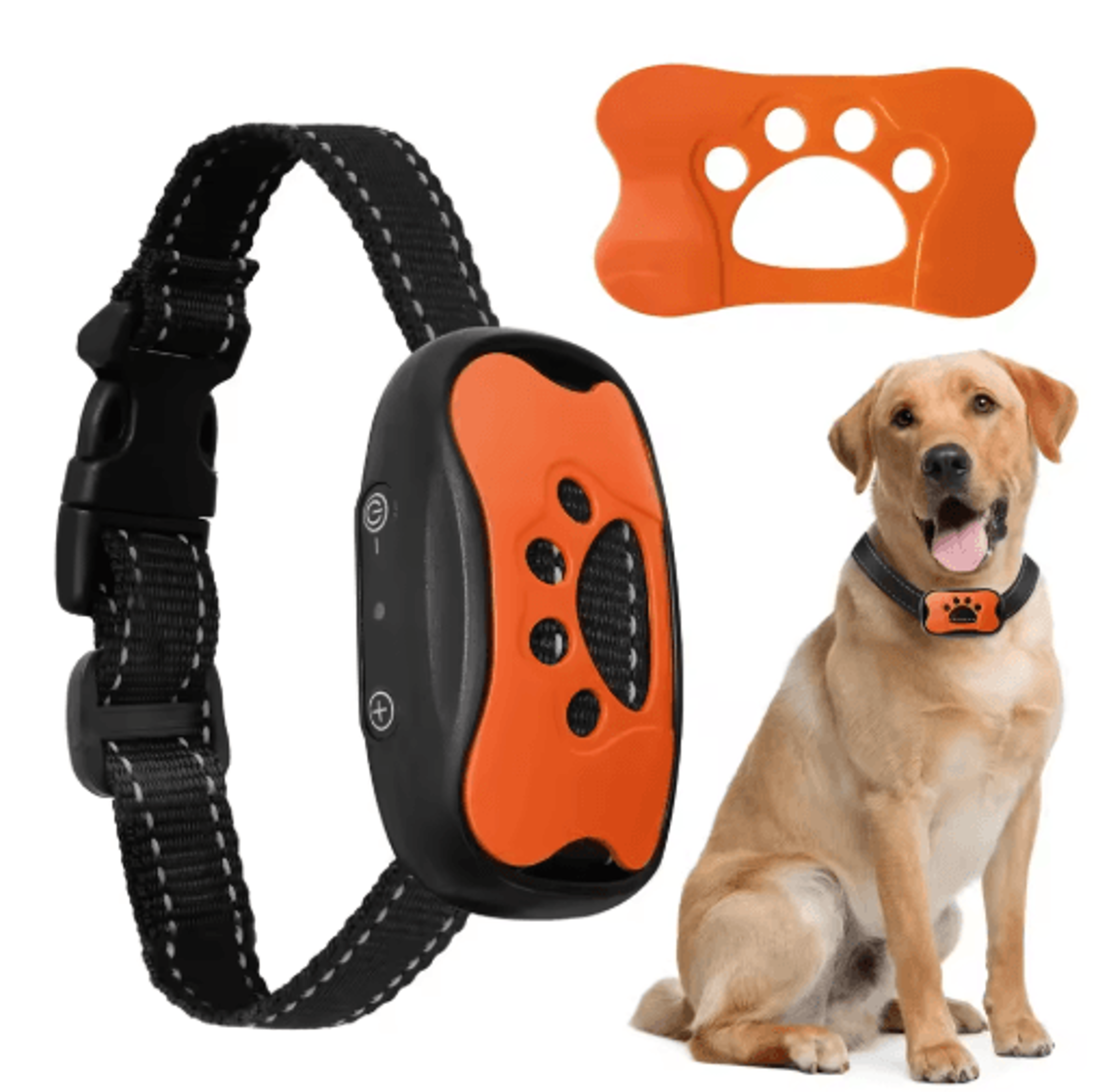 SmartCalm Anti Barking Collar  Ultrasonic Rechargeable Dog Training Device 1