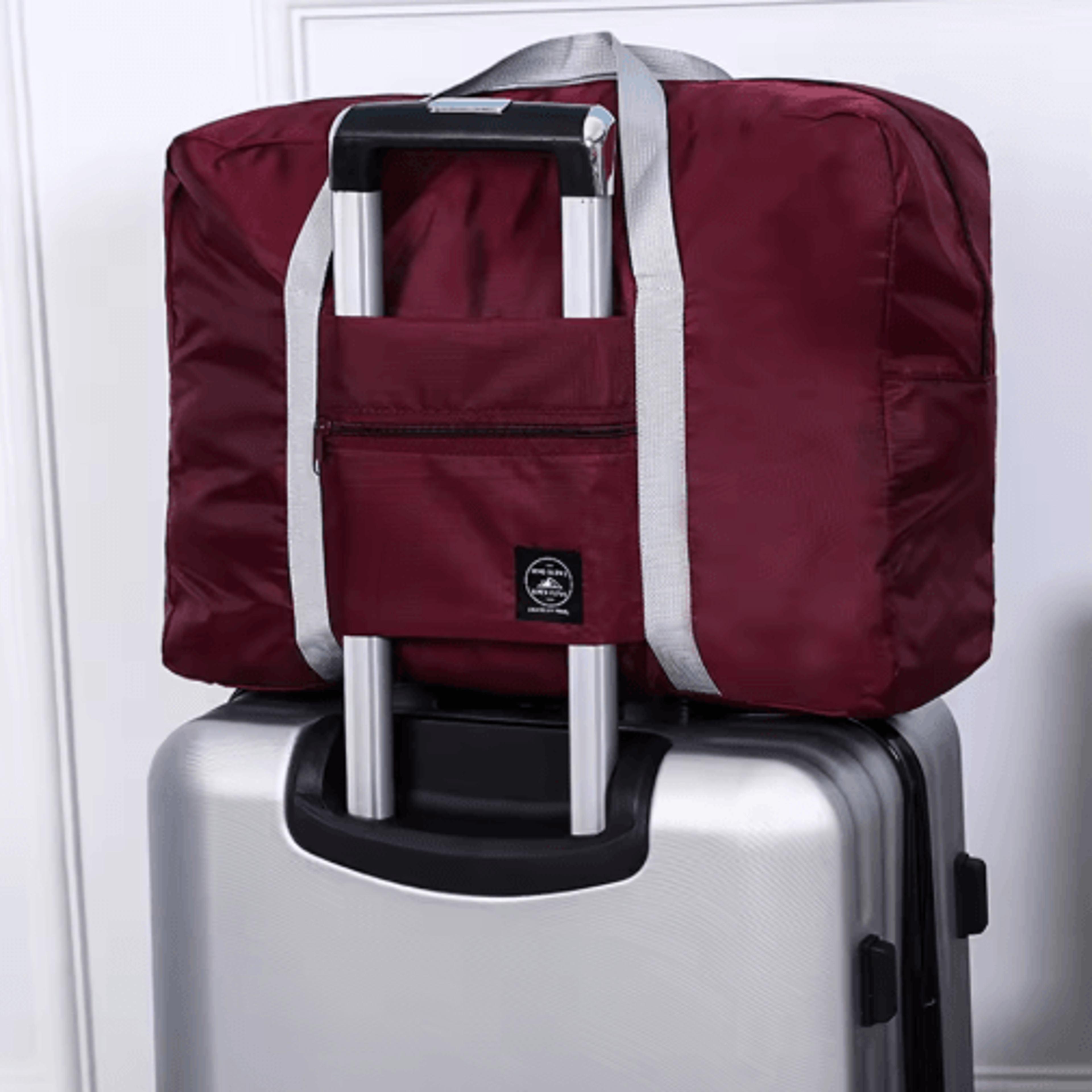 Foldable Large Capacity Travel Bag  Lightweight CarryOn Weekend Duffle Tote 2