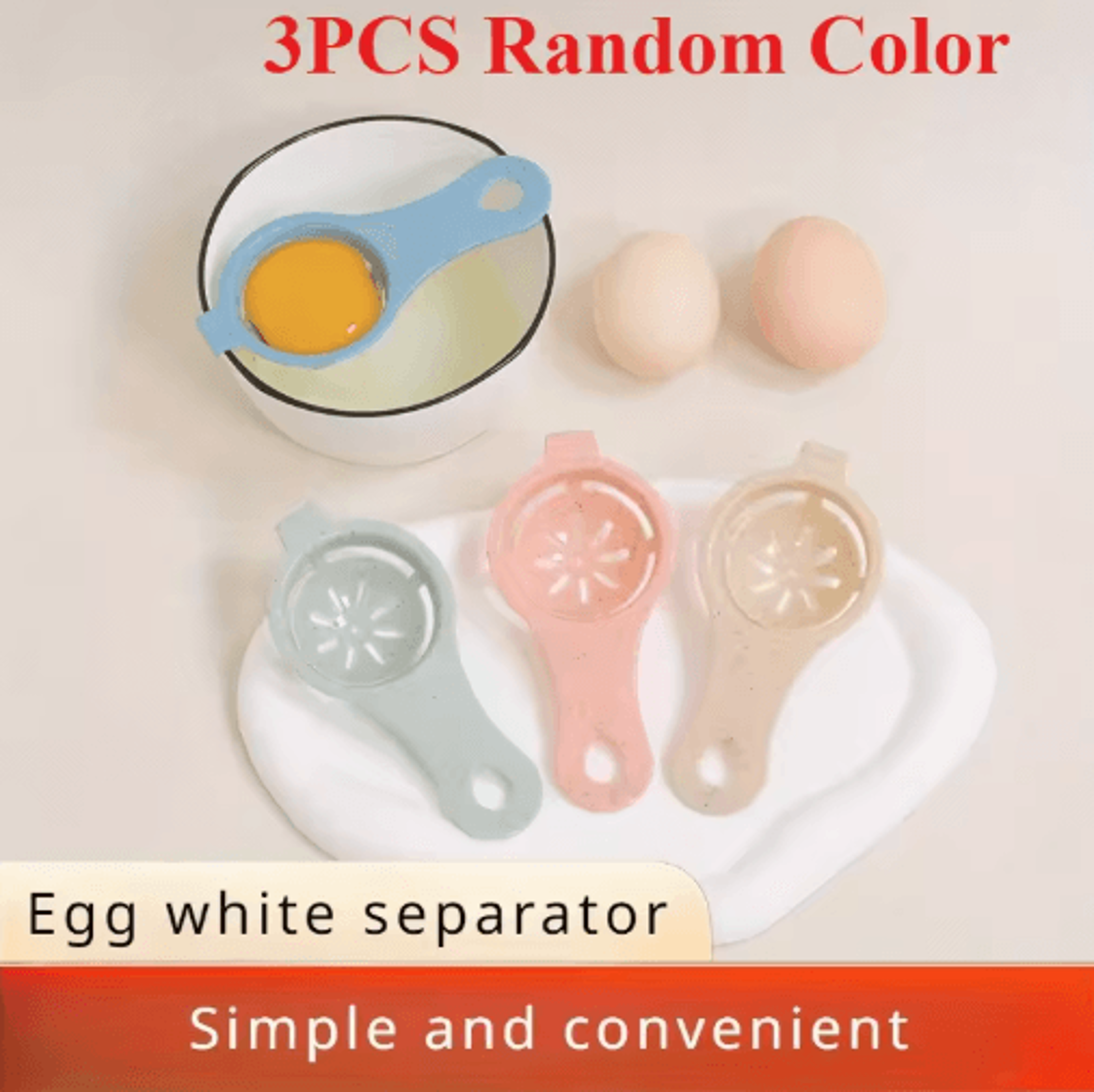 EcoFriendly Wheat Straw Egg Separator For Easy Yolk  White Separation 4