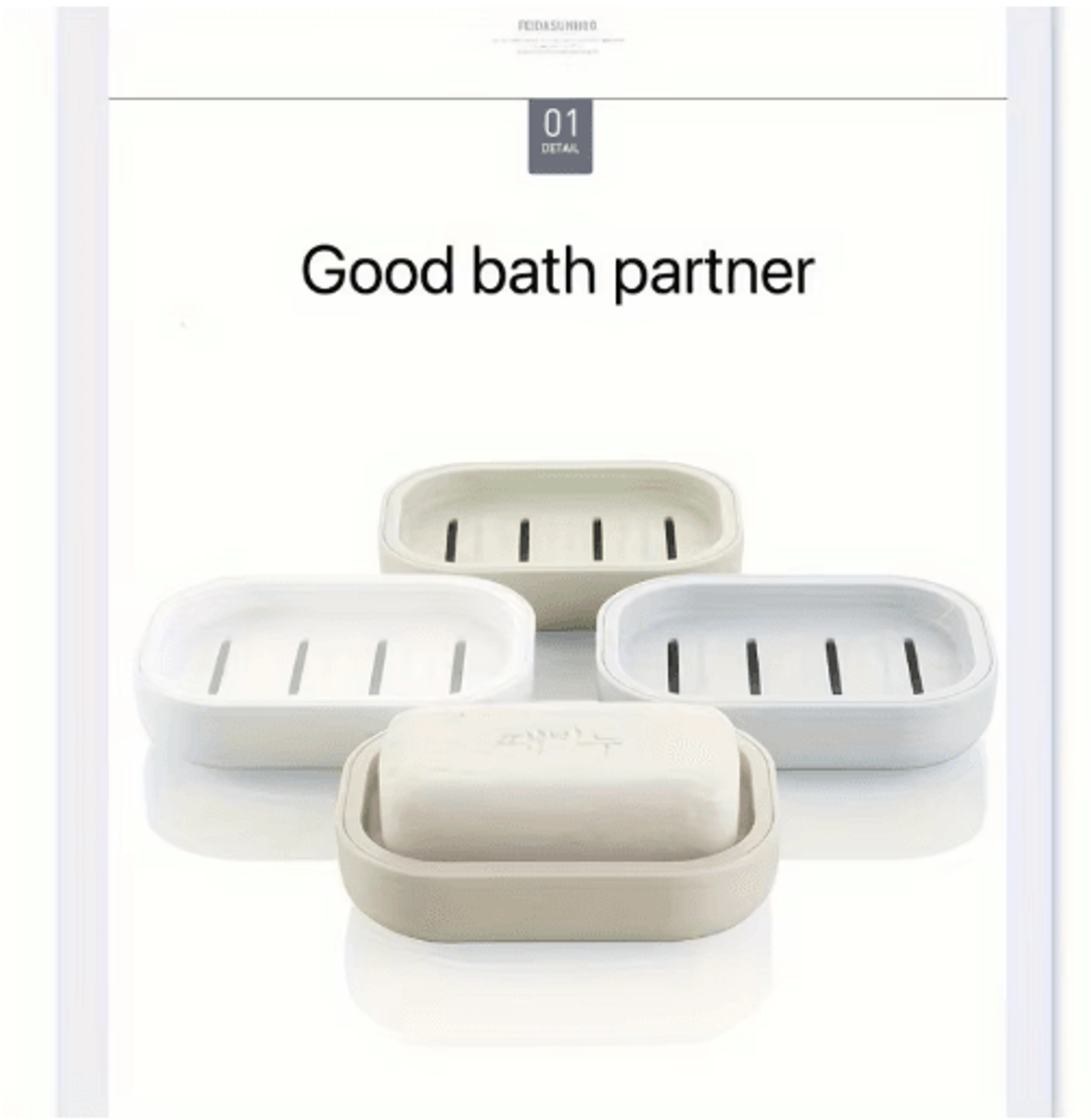 Double Layer Travel Soap Box With Drain Tray For Clean  Dry Storage 6