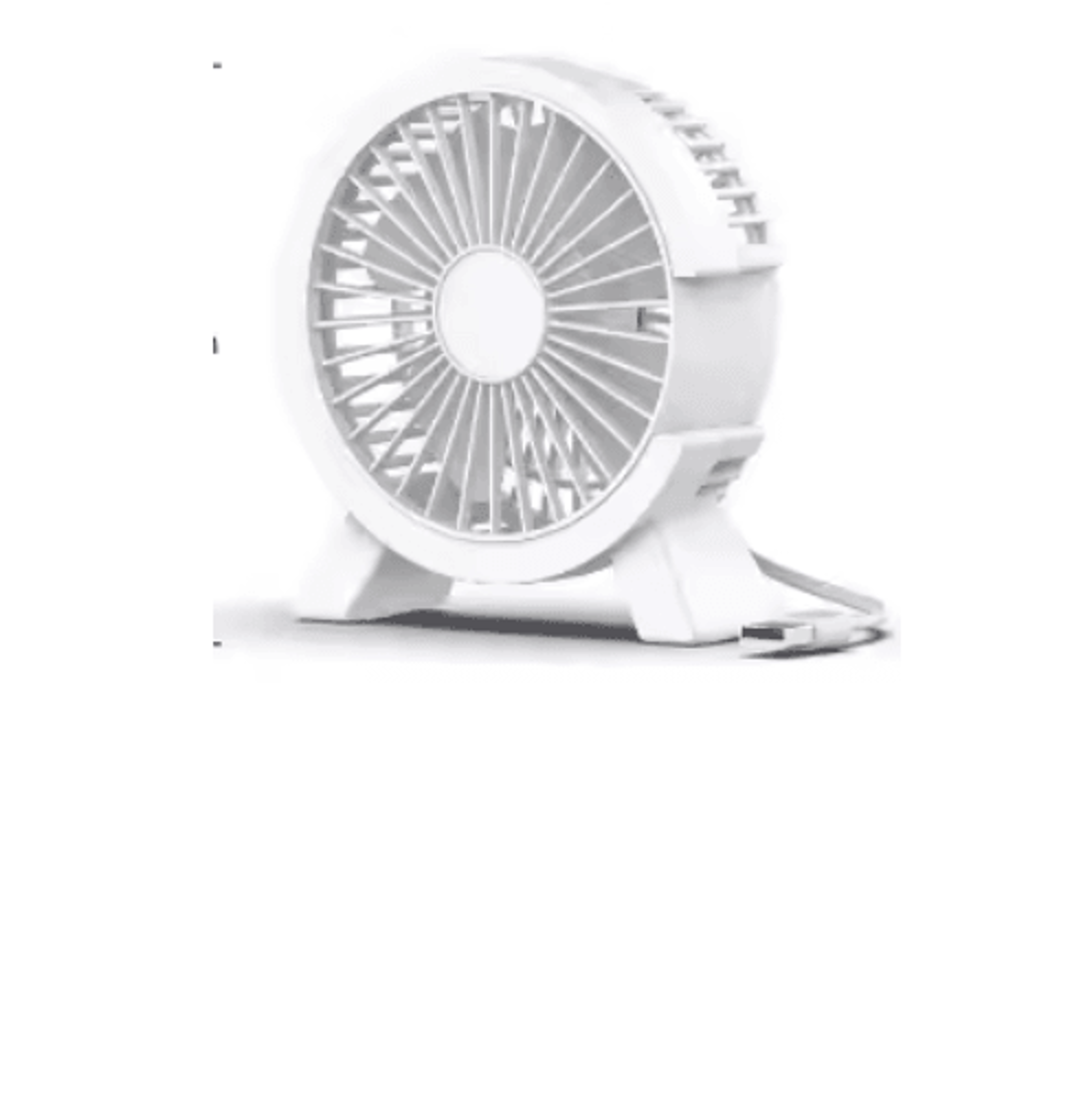 UltraQuiet Desk Fan  Compact PlugIn Bedside  Office Cooling Fan 1
