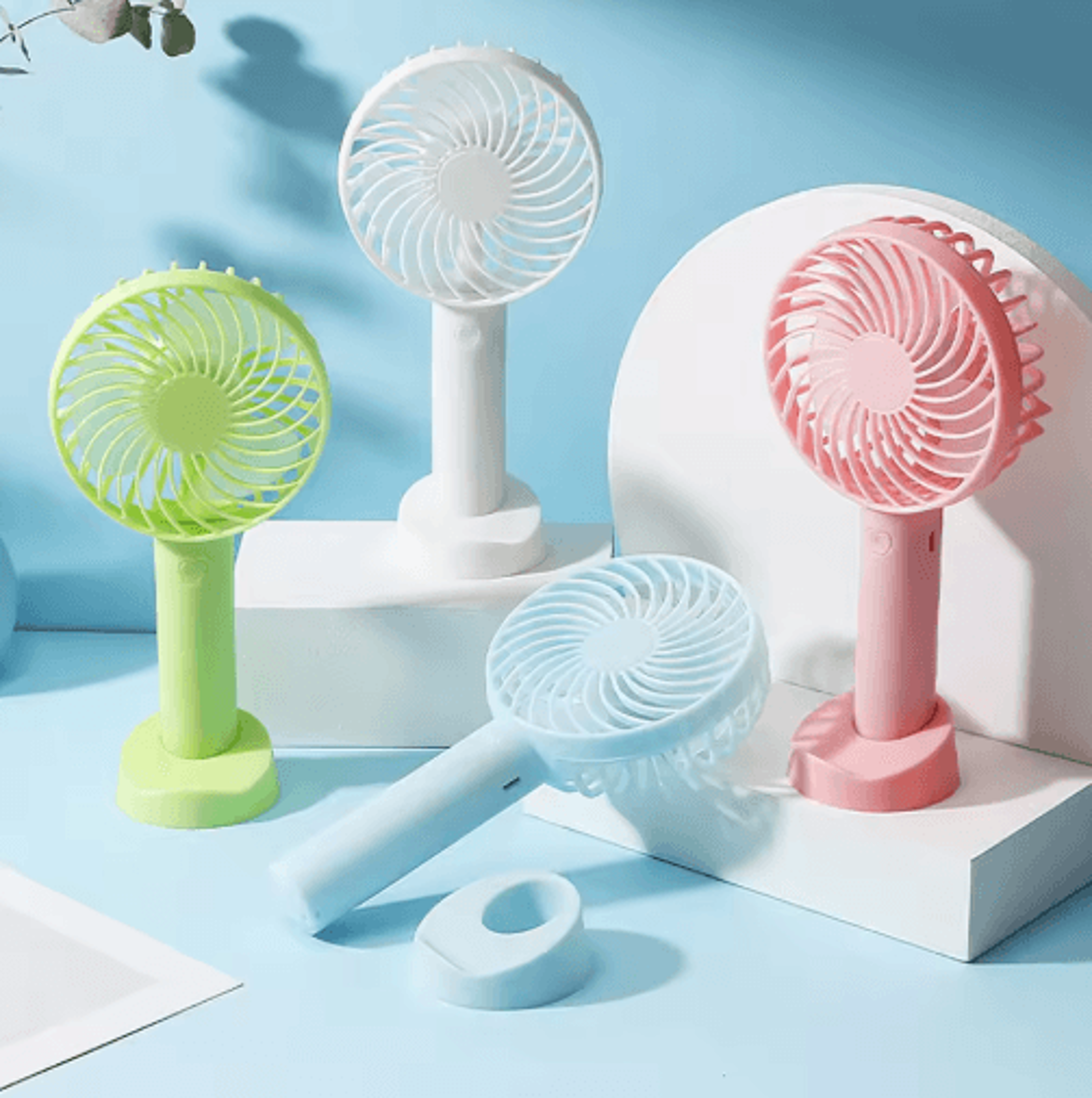 Mini Handheld Fan  USB Rechargeable Portable Desk Fan For Travel  Daily Cooling 0