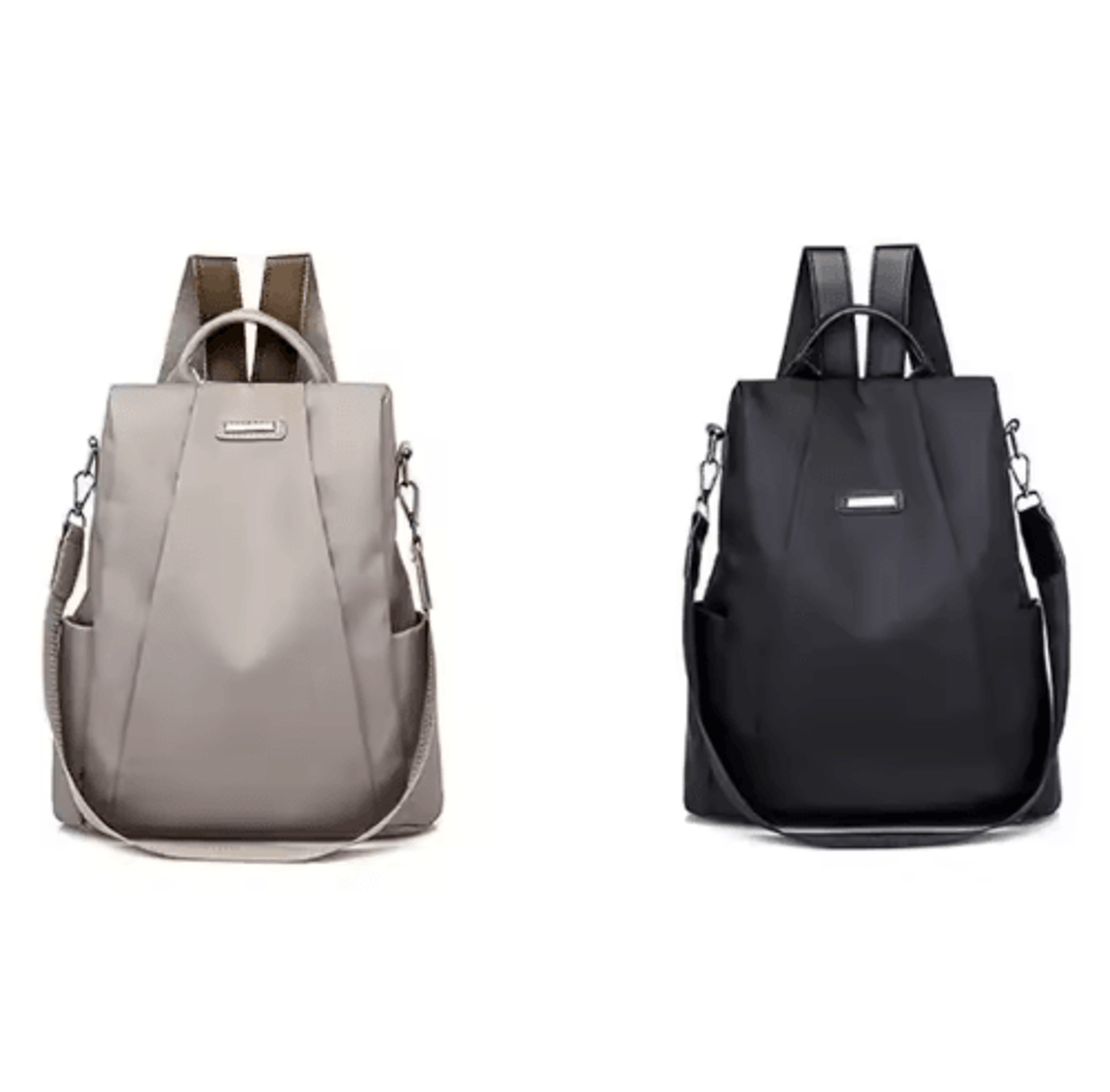 Womens Multifunctional Backpack  Detachable Strap Casual Travel  Shoulder Bag 4