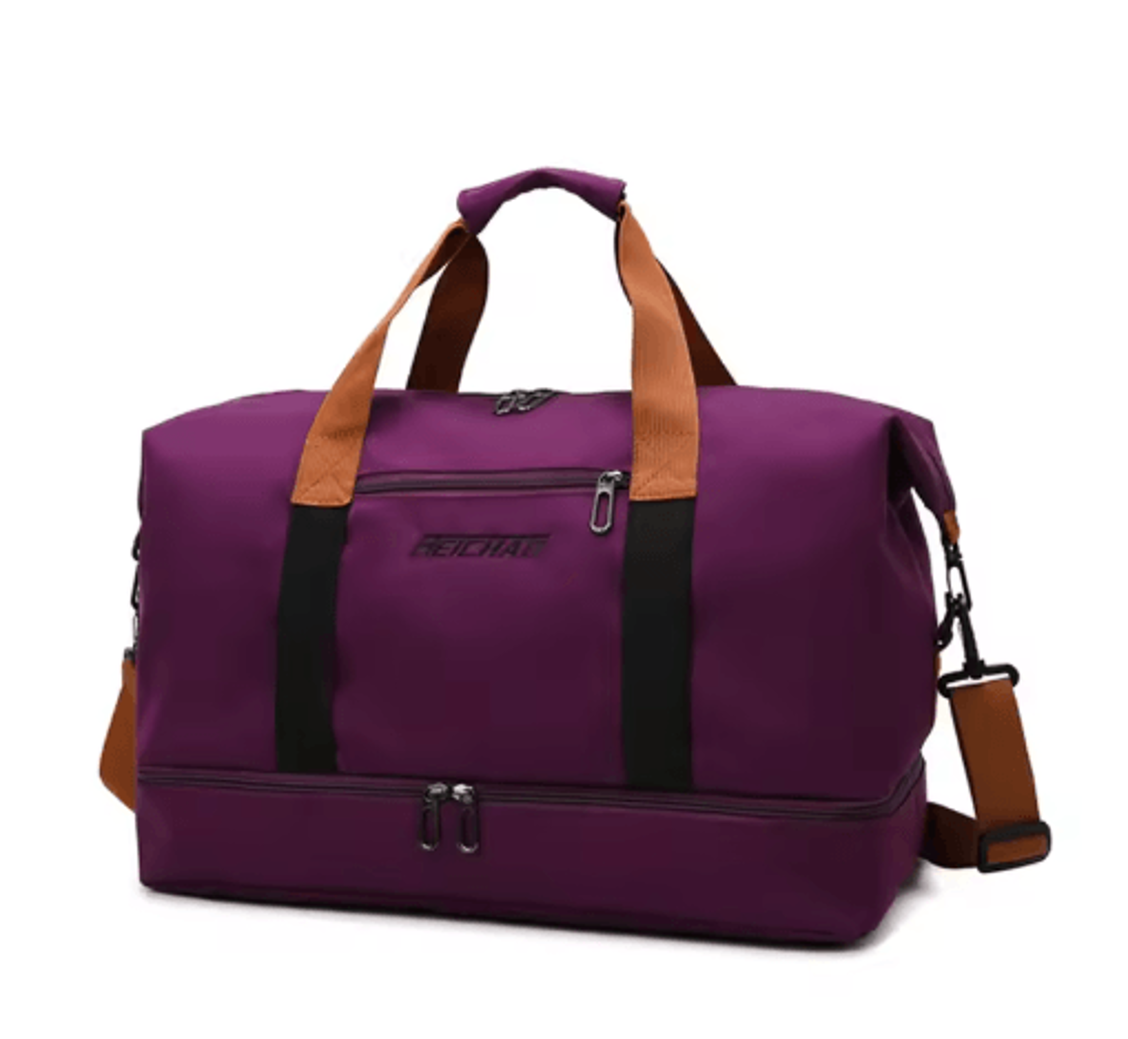 Expandable Travel Duffle Bag  Large Capacity Womens Gym  Overnight Shoulder Bag 1