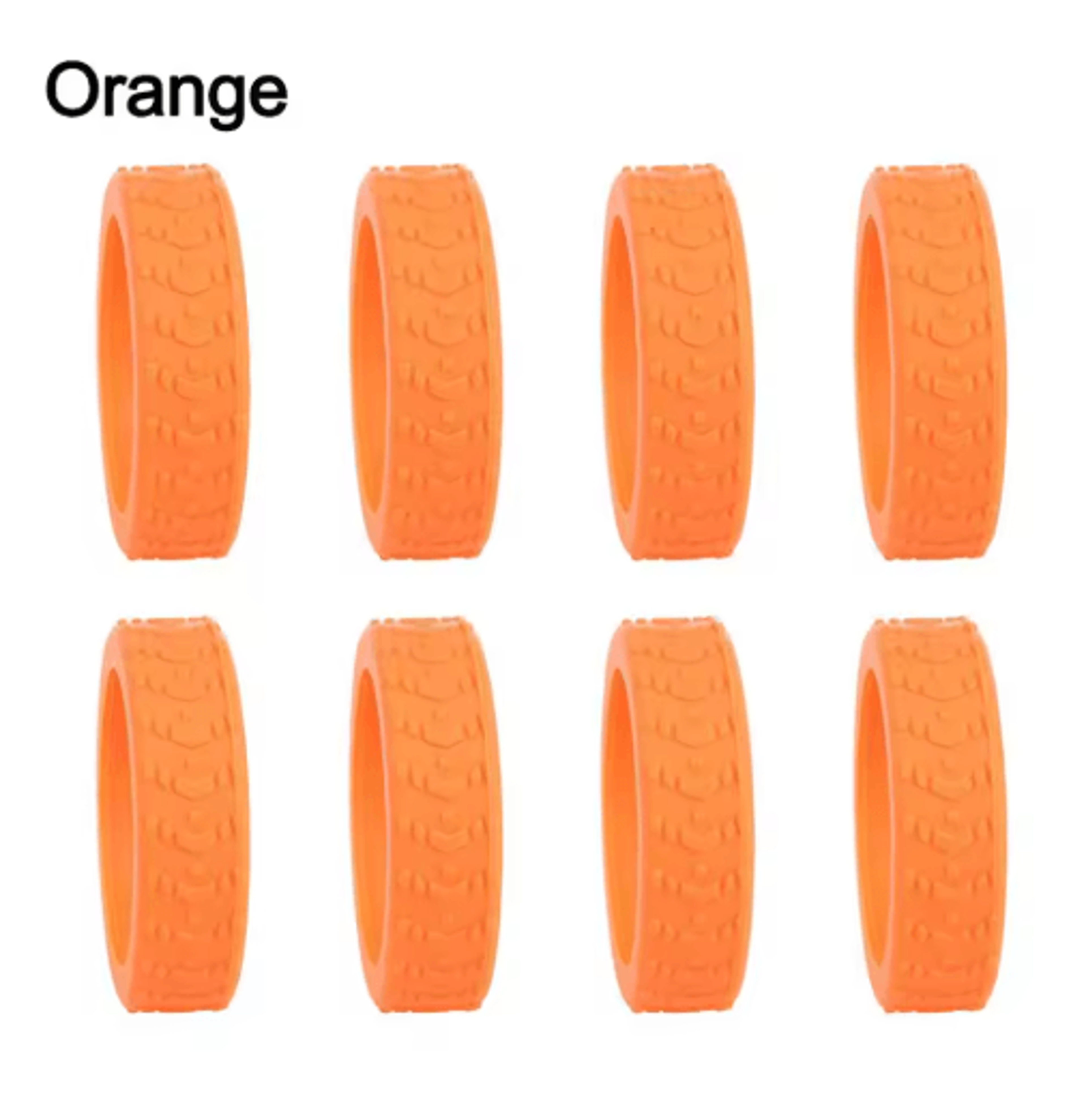 8 Piece Silicone Luggage Wheel Covers Noise Reducing Suitcase Caster Protectors For Smooth Travel 6