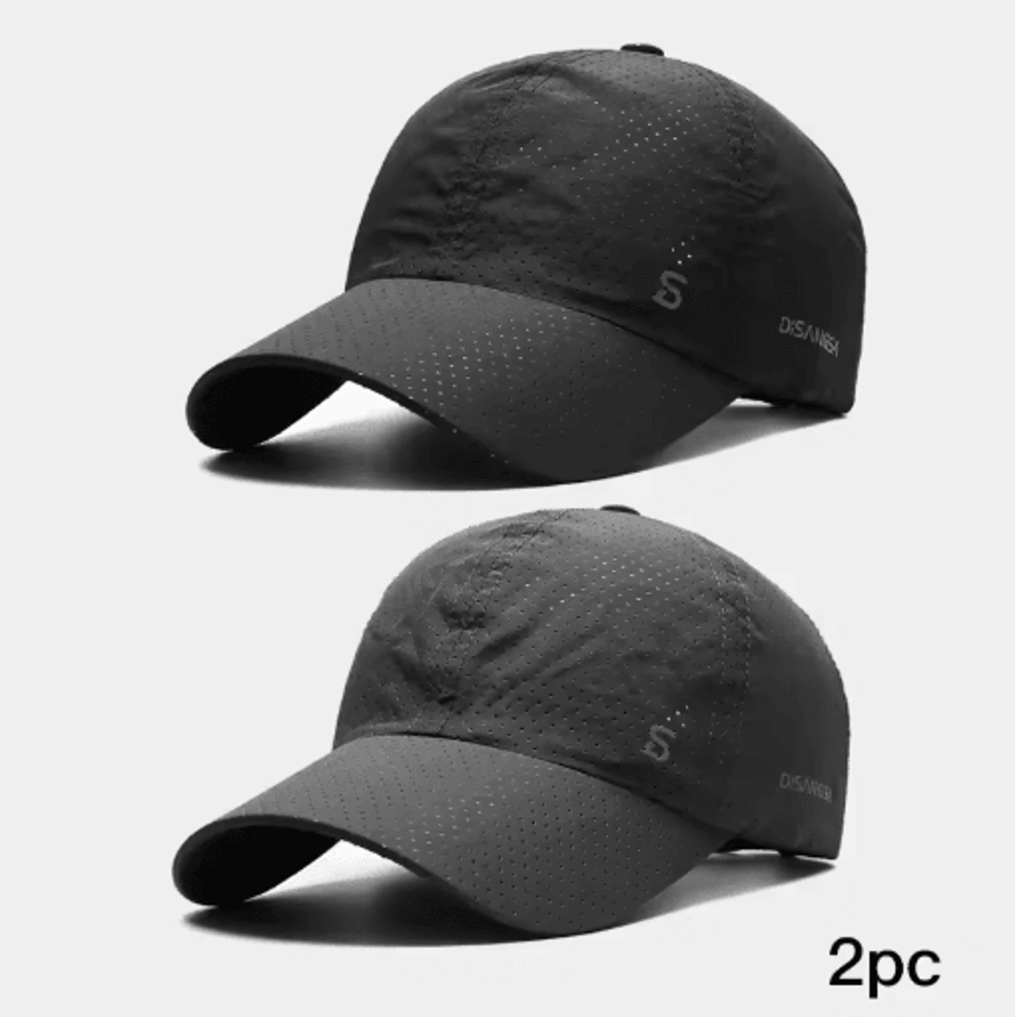 Mens QuickDry Running Cap Lightweight Breathable Outdoor Sun Baseball Hat 2