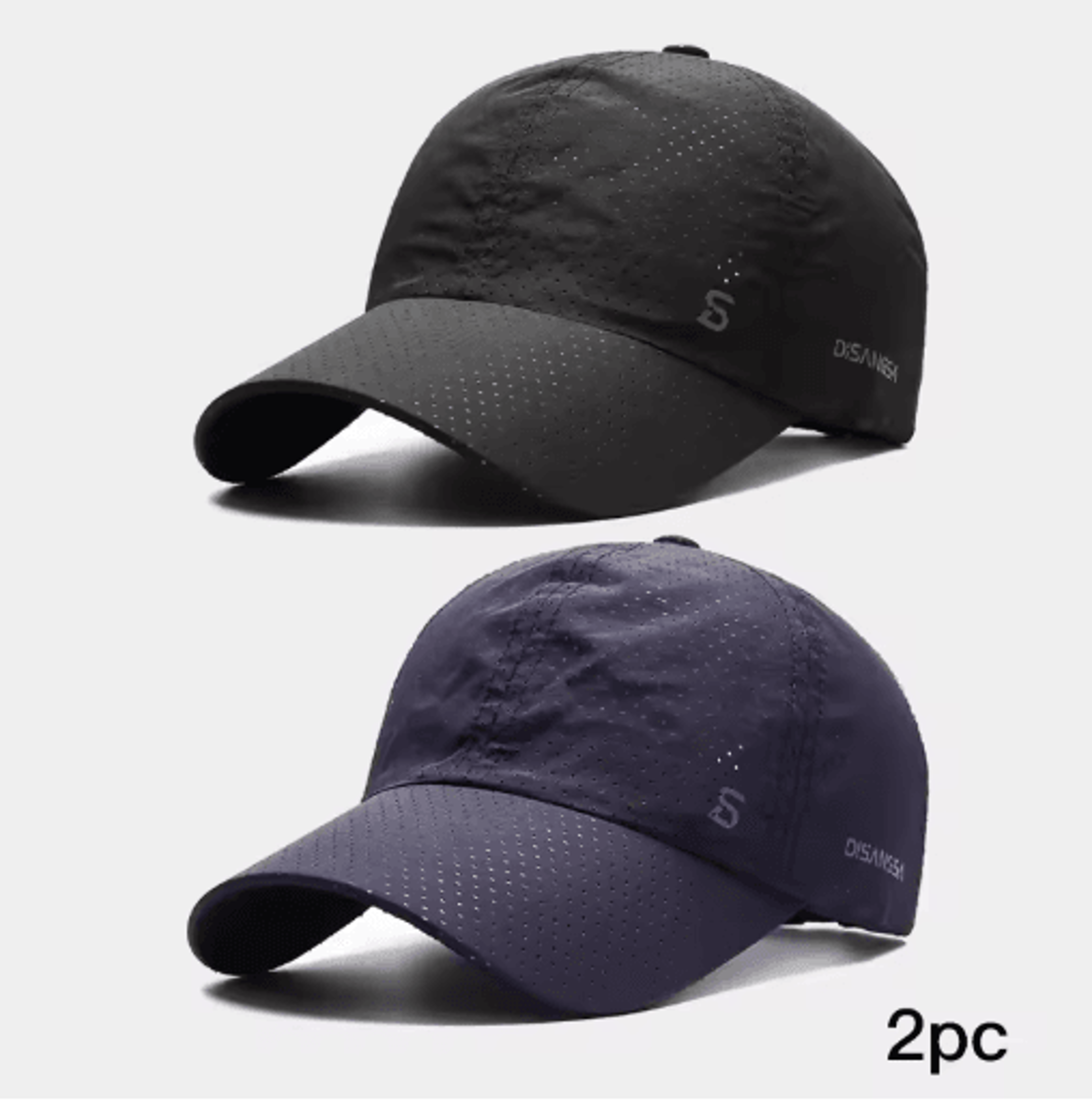 Mens QuickDry Running Cap Lightweight Breathable Outdoor Sun Baseball Hat 4