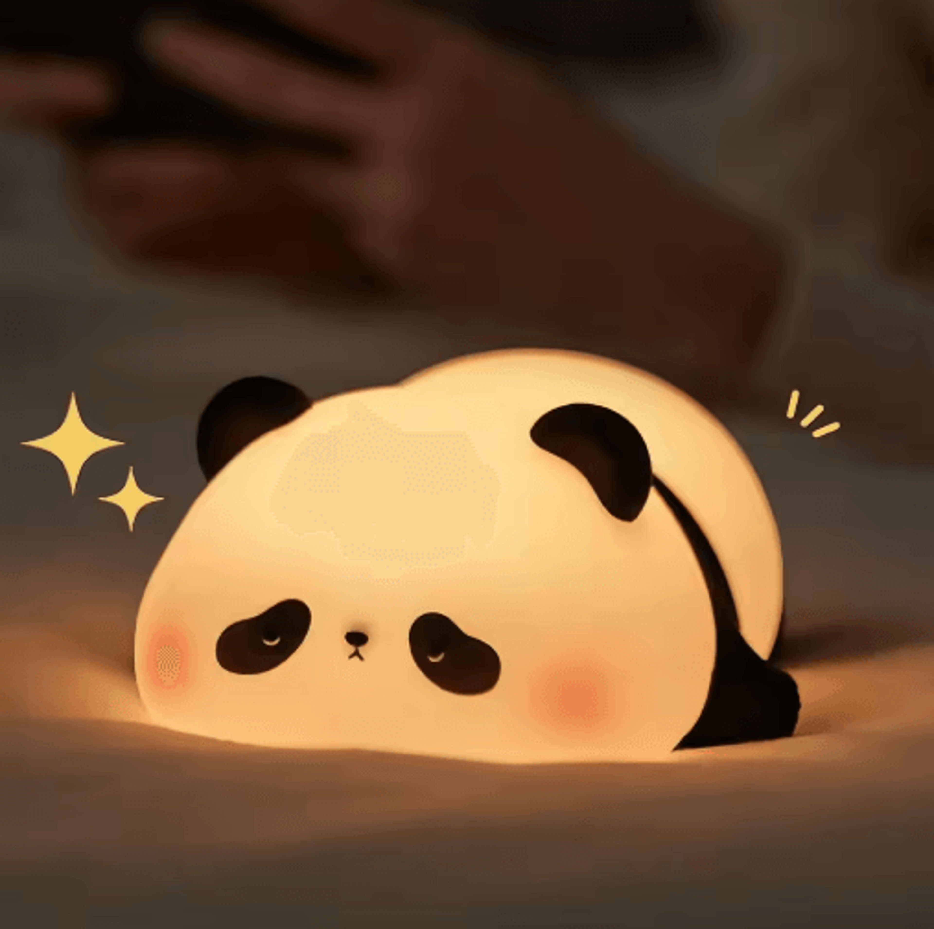 Cute Silicone Animal Night Light With USB Rechargeable  Dimmable Glow 3