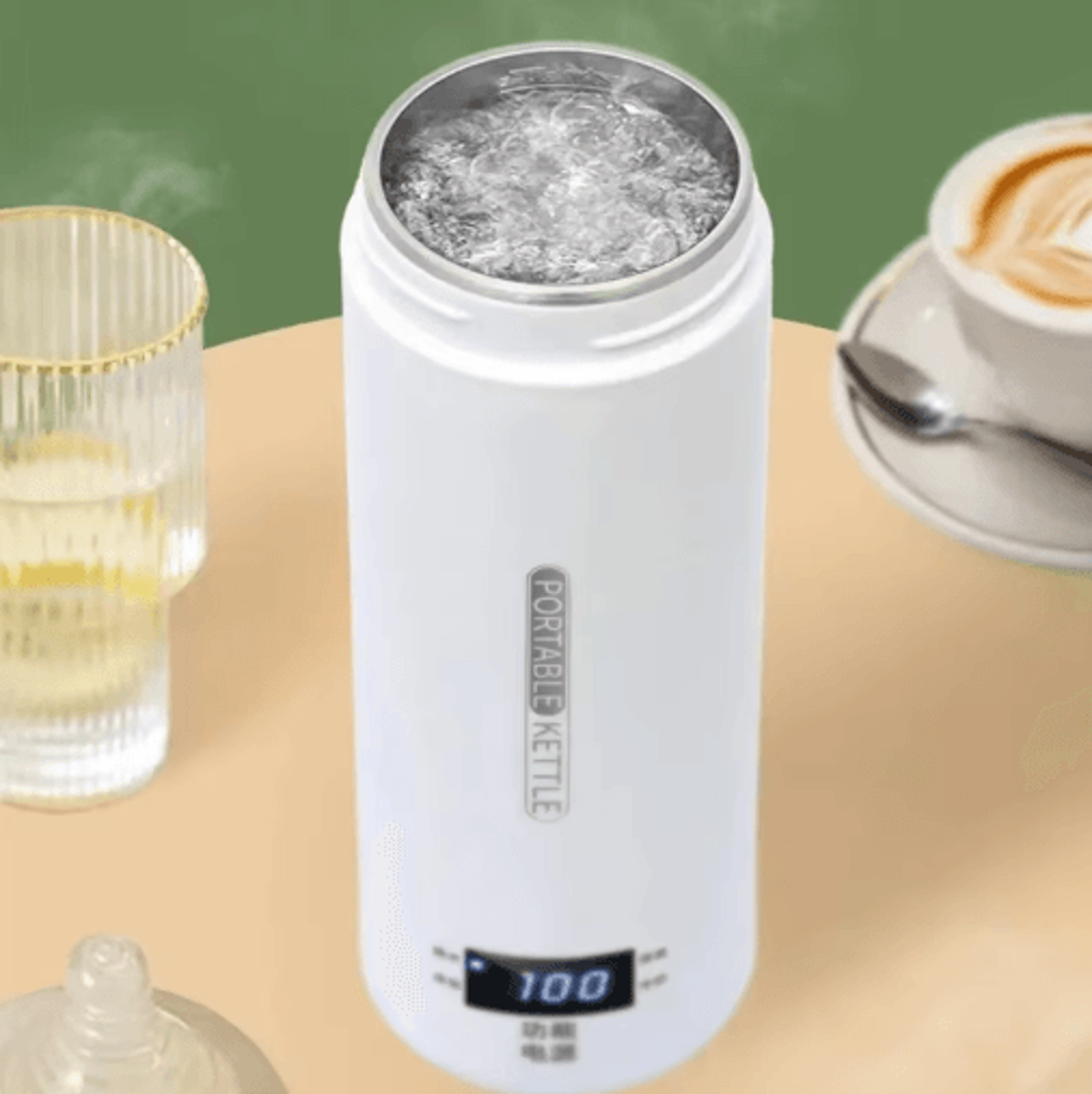 Portable Electric Travel Kettle 500ML  Smart Portable Electric Kettle For Tea Coffee  OntheGo Boili 7