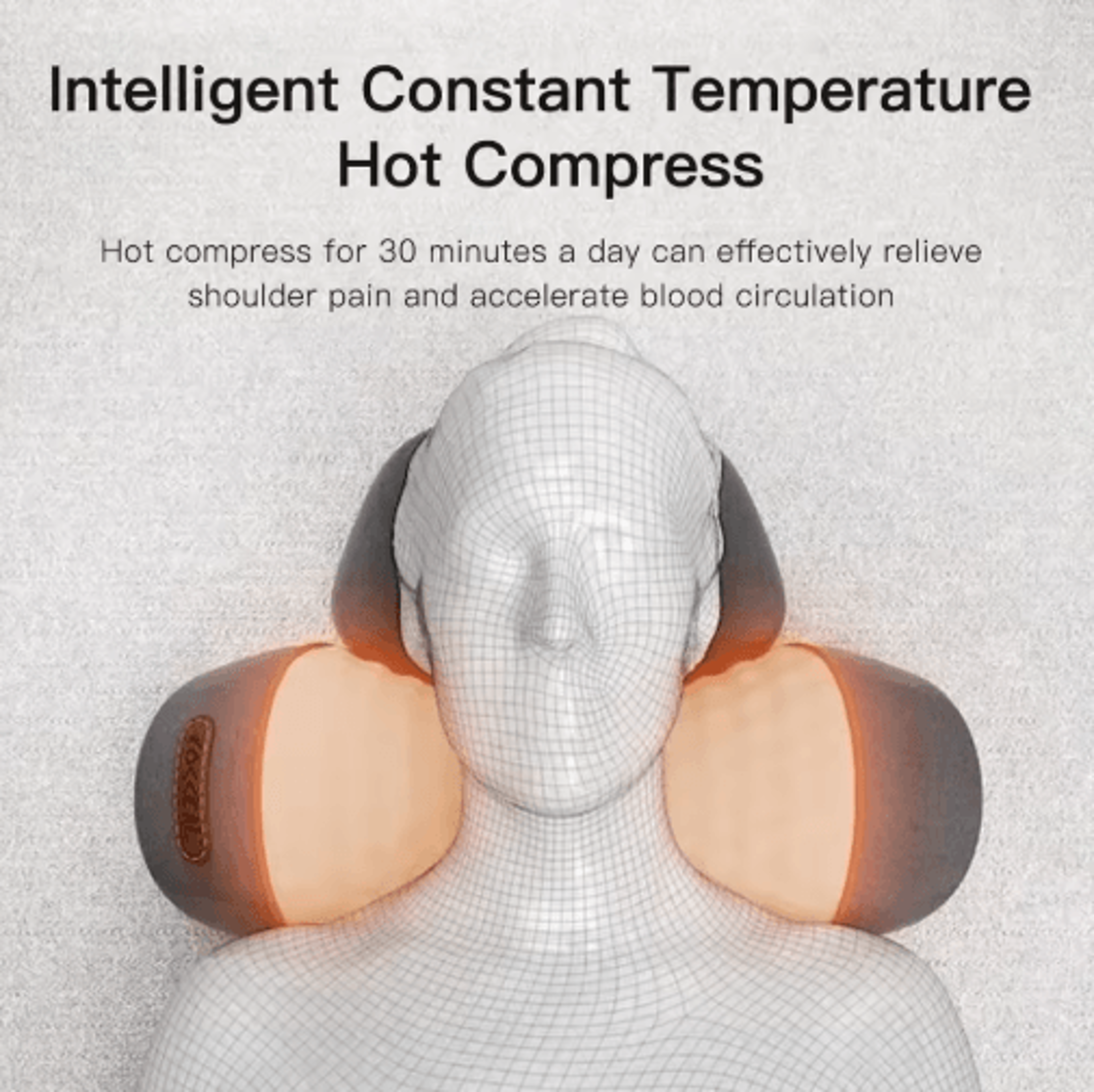Electric Neck Traction Pillow Massager With Heat  Ergonomic Neck Massager Pillow For Cervical Relie 8