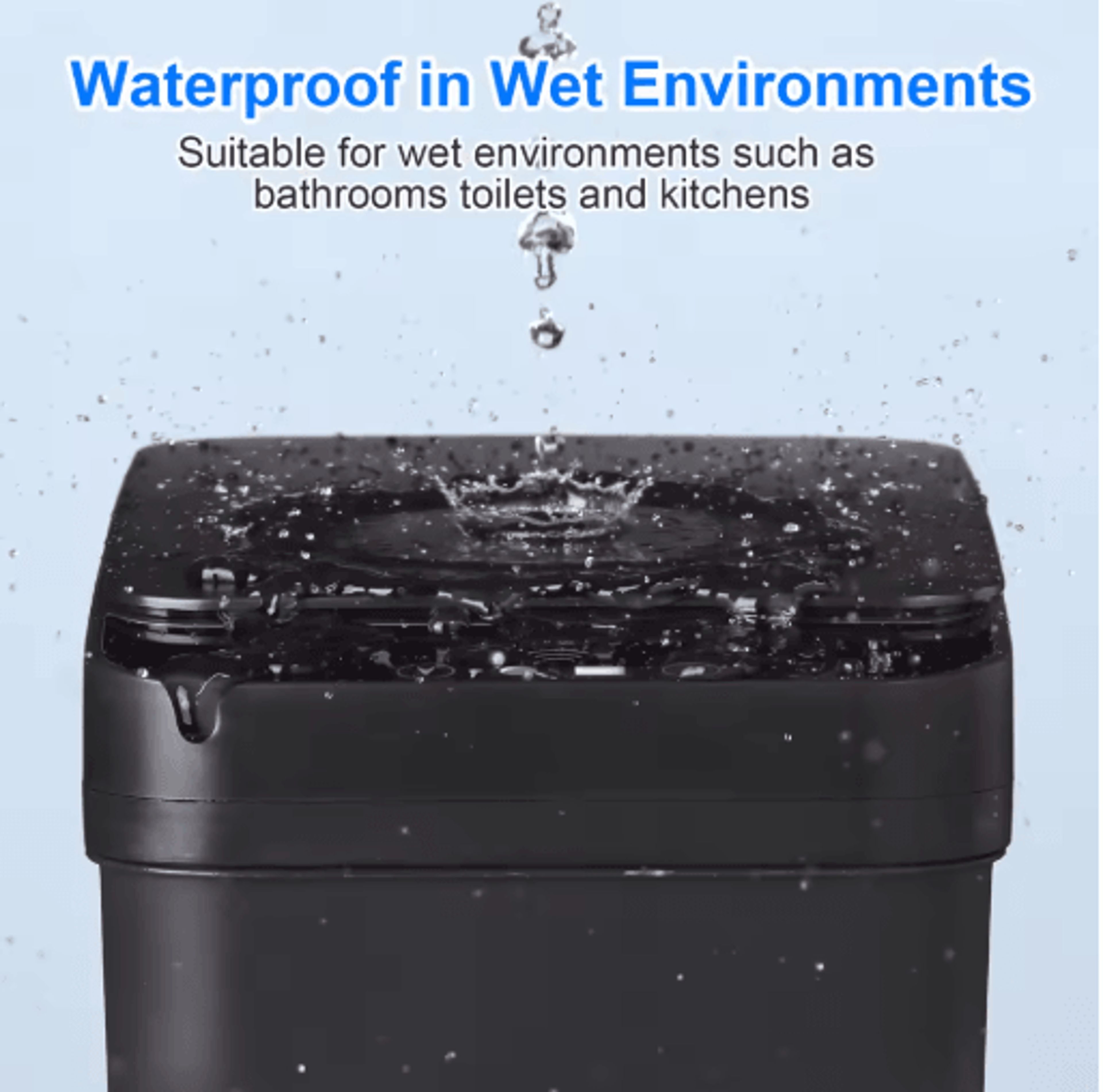 2 Pack 12L Automatic Trash Can Slim Touchless Trash Can With Motion Sensor Lid 4