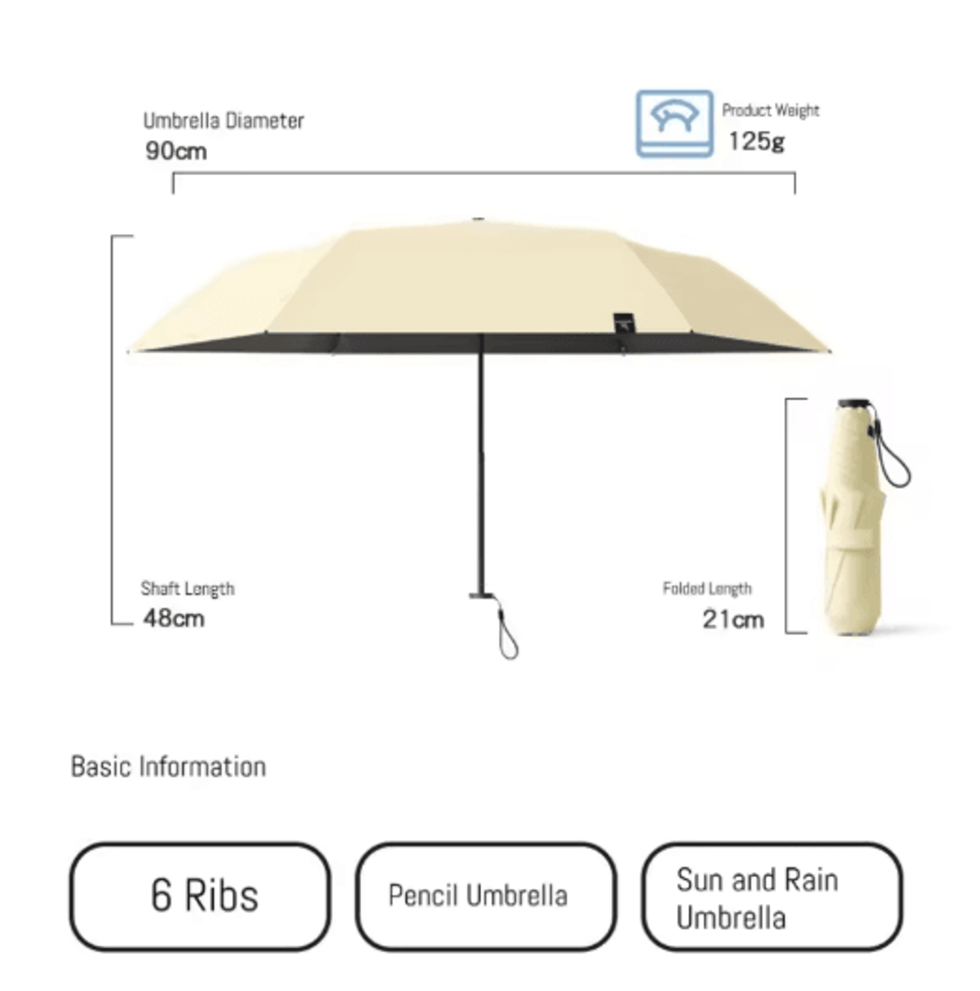 Ultra Light Japanese Mini Umbrella Compact UV Protection Umbrella For Travel  Daily Use 10
