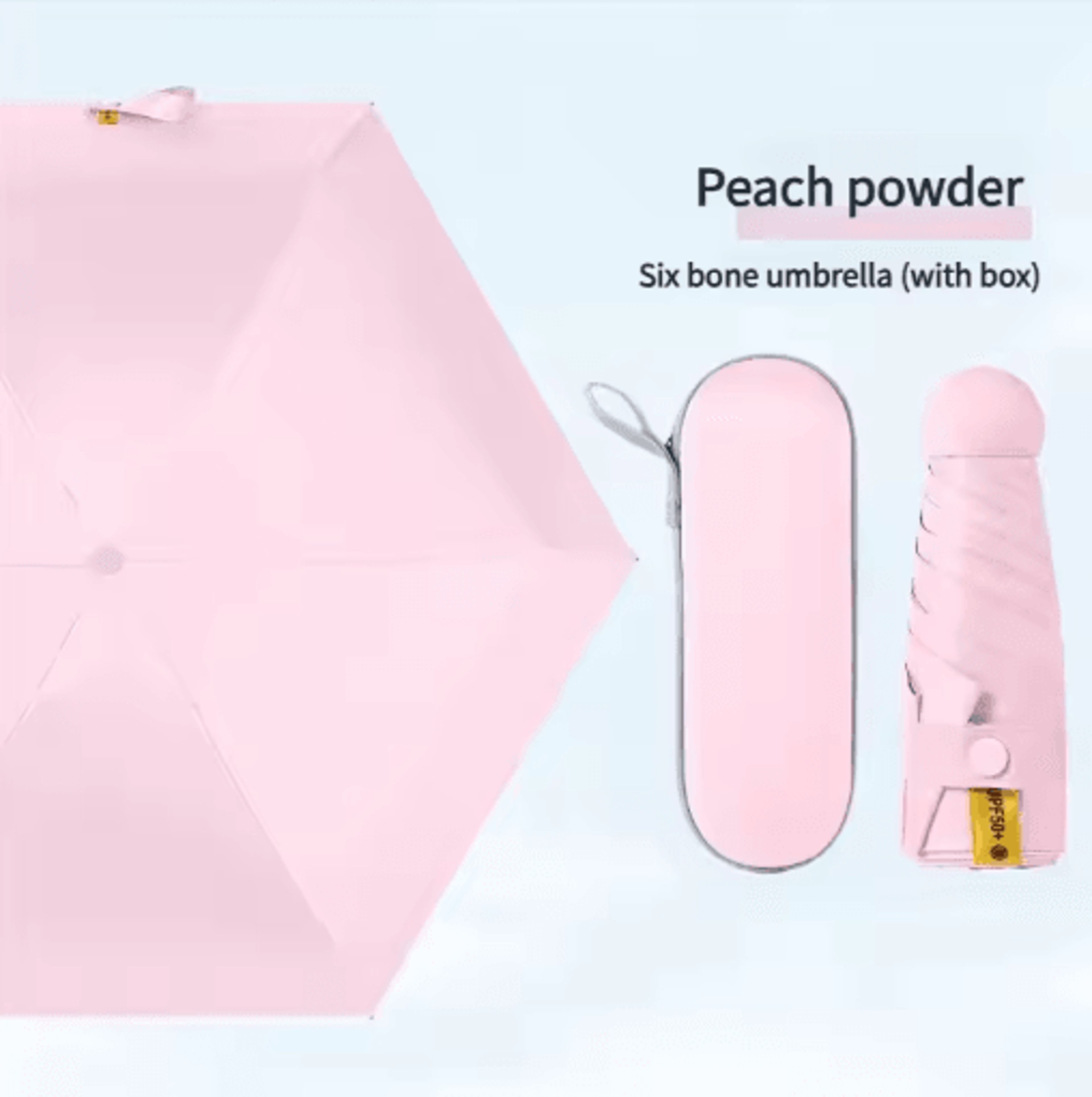 Capsule Mini Travel Umbrella Ultra Light Compact Travel Umbrella With UV Protection 6