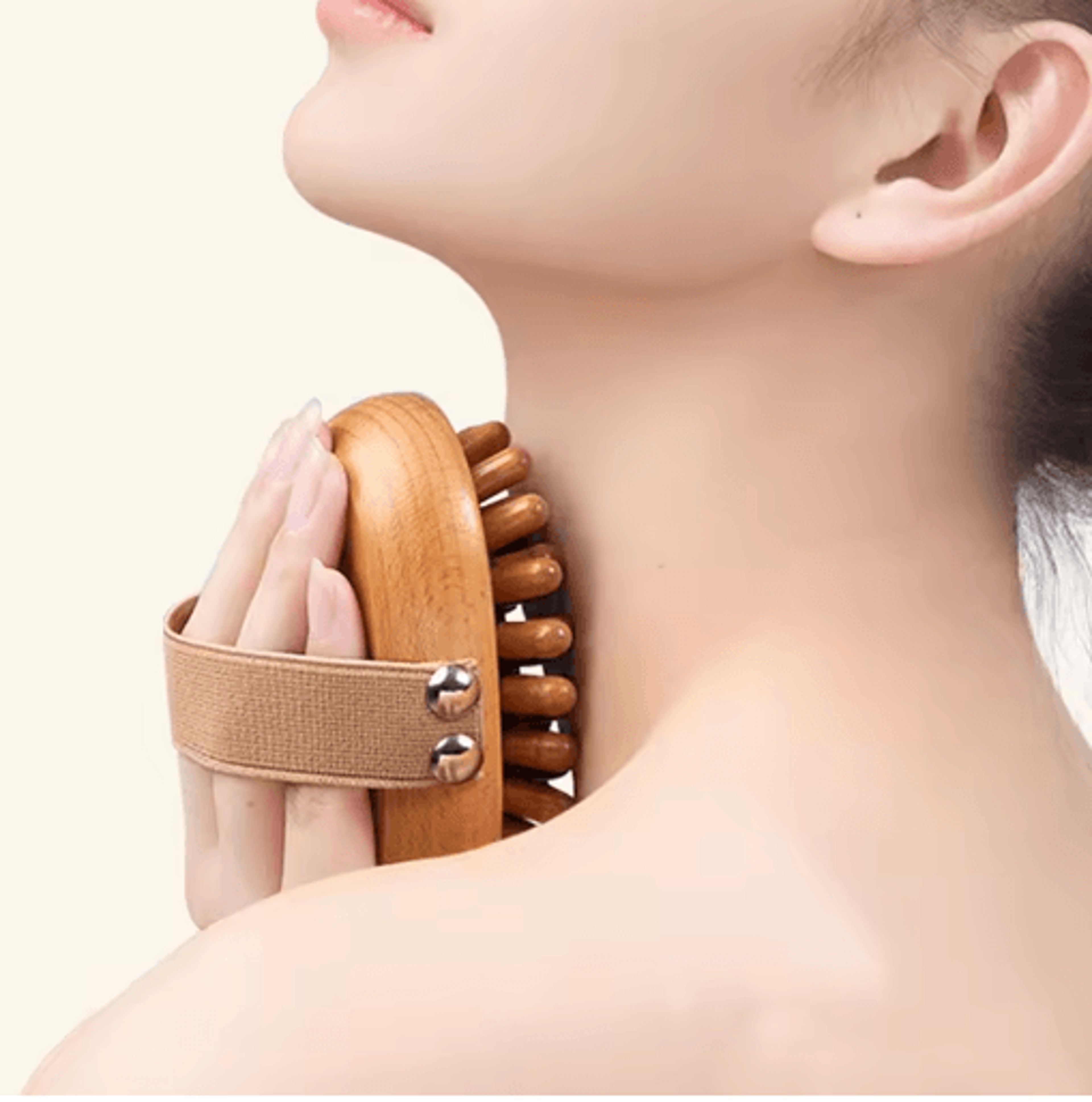 Wooden Anti Cellulite Massage Brush Scalp  Body Spa Massager With Air Cushion Design 6