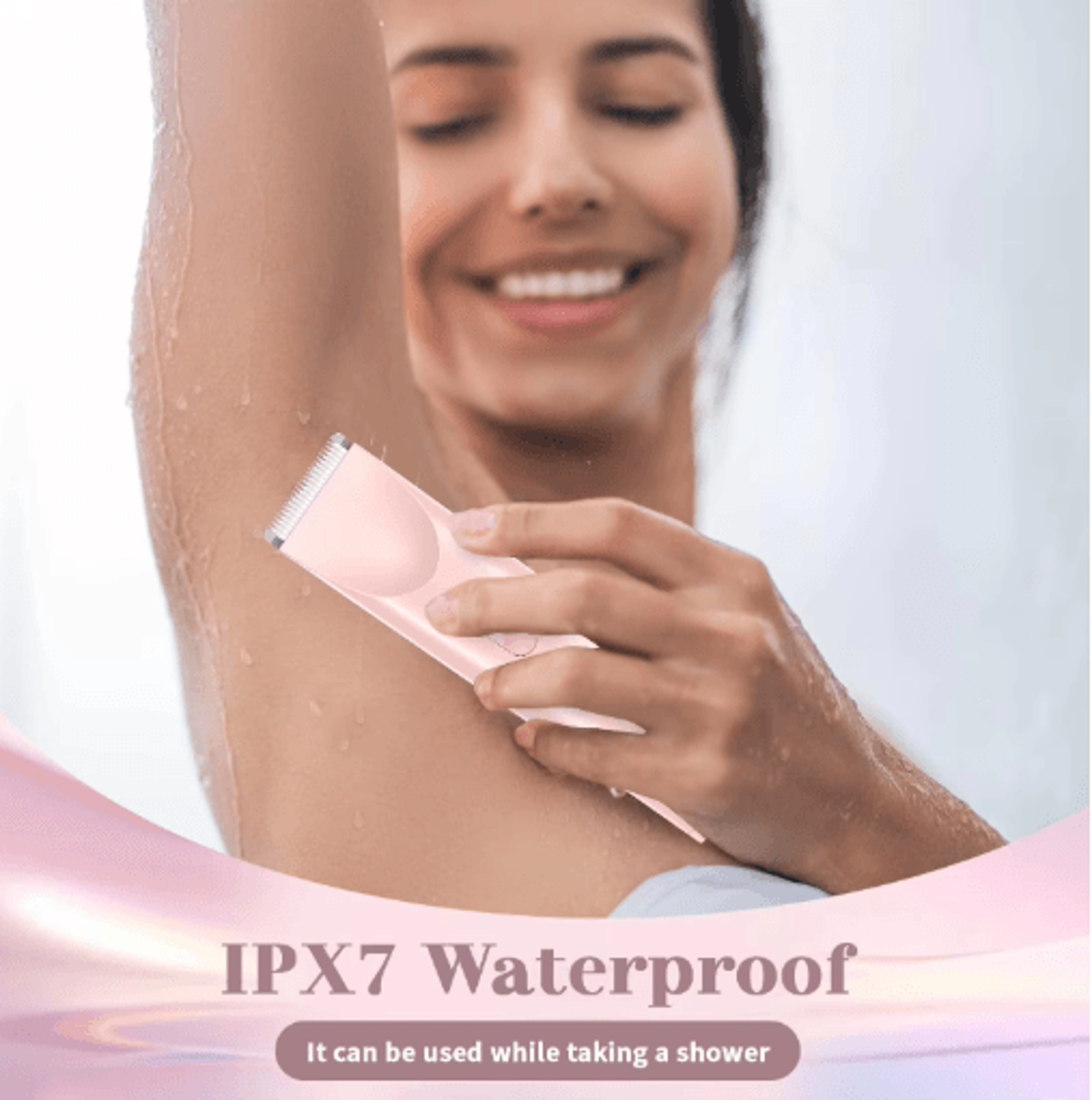Mini Waterproof Rechargeable Womens Electric Shaver Dual Head Bikini Trimmer  Body Hair Remover 6