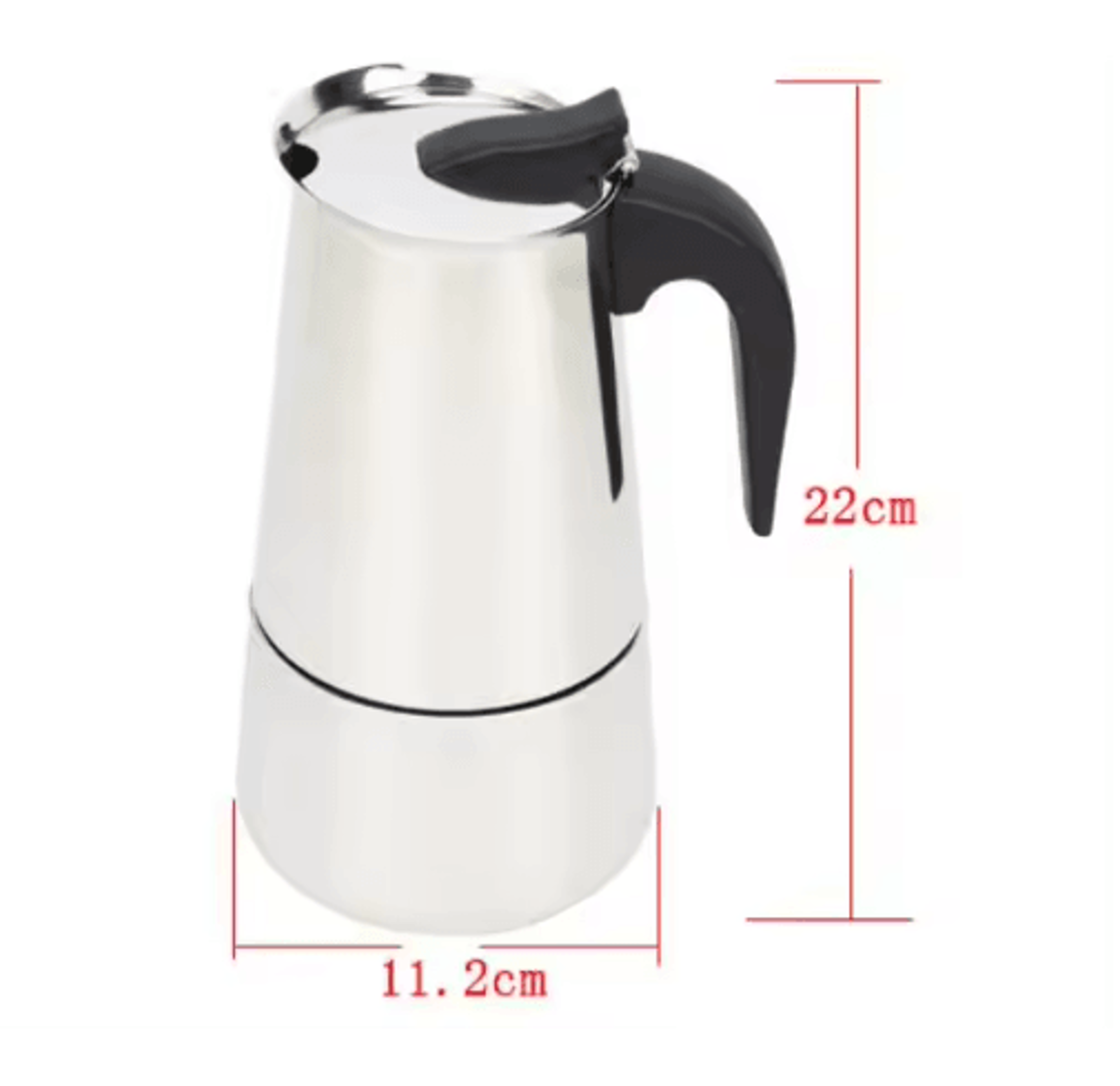 Stovetop Moka Pot Espresso Maker  469 Cup Italian Coffee Percolator 2