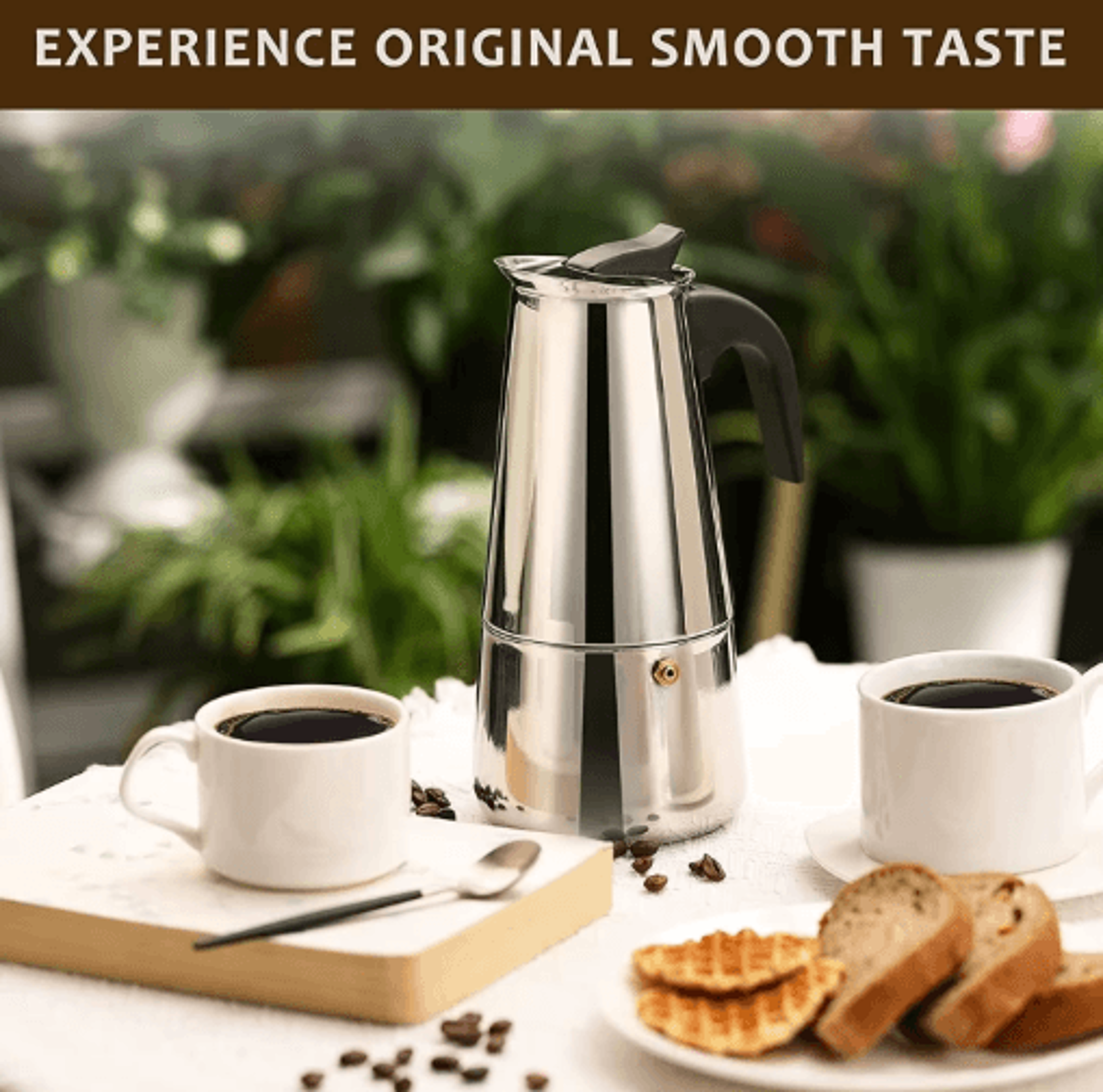Stovetop Moka Pot Espresso Maker  469 Cup Italian Coffee Percolator 6