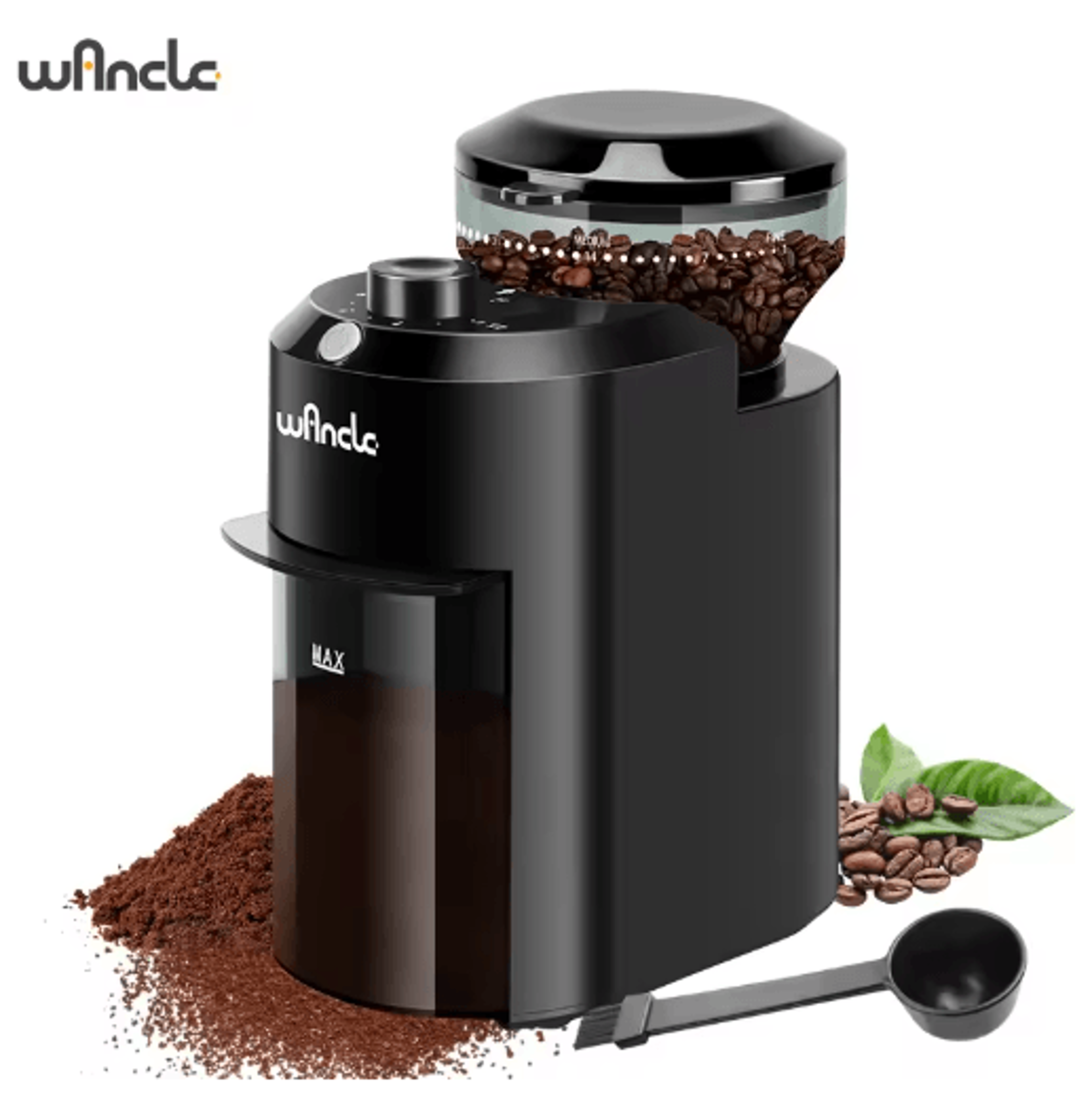 Wancle Conical Burr Coffee Grinder  28 Grind Settings Electric Precision Mill 1