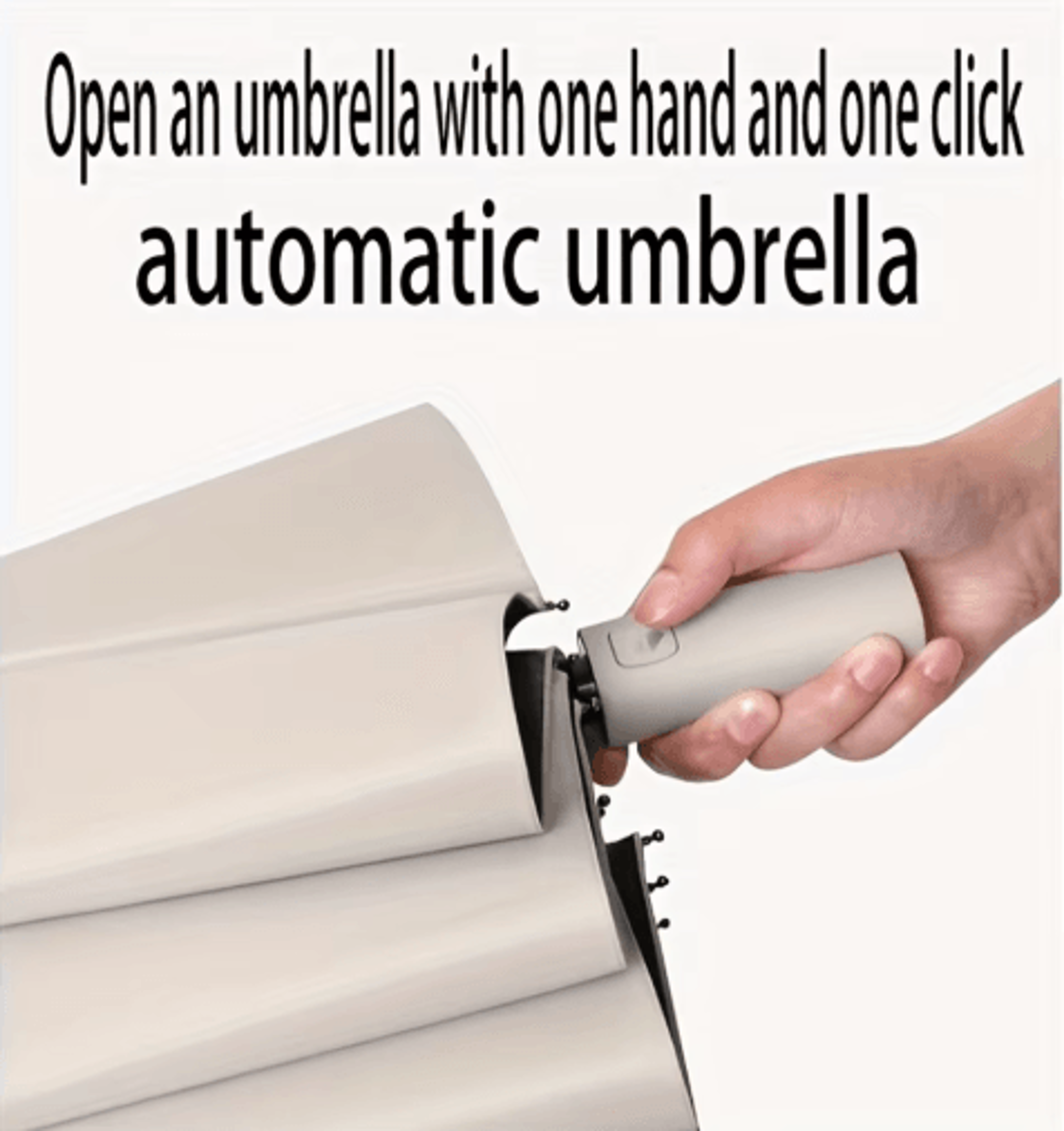 12Bone Automatic Folding Umbrella Windproof UV Protection Compact Travel Umbrella 10