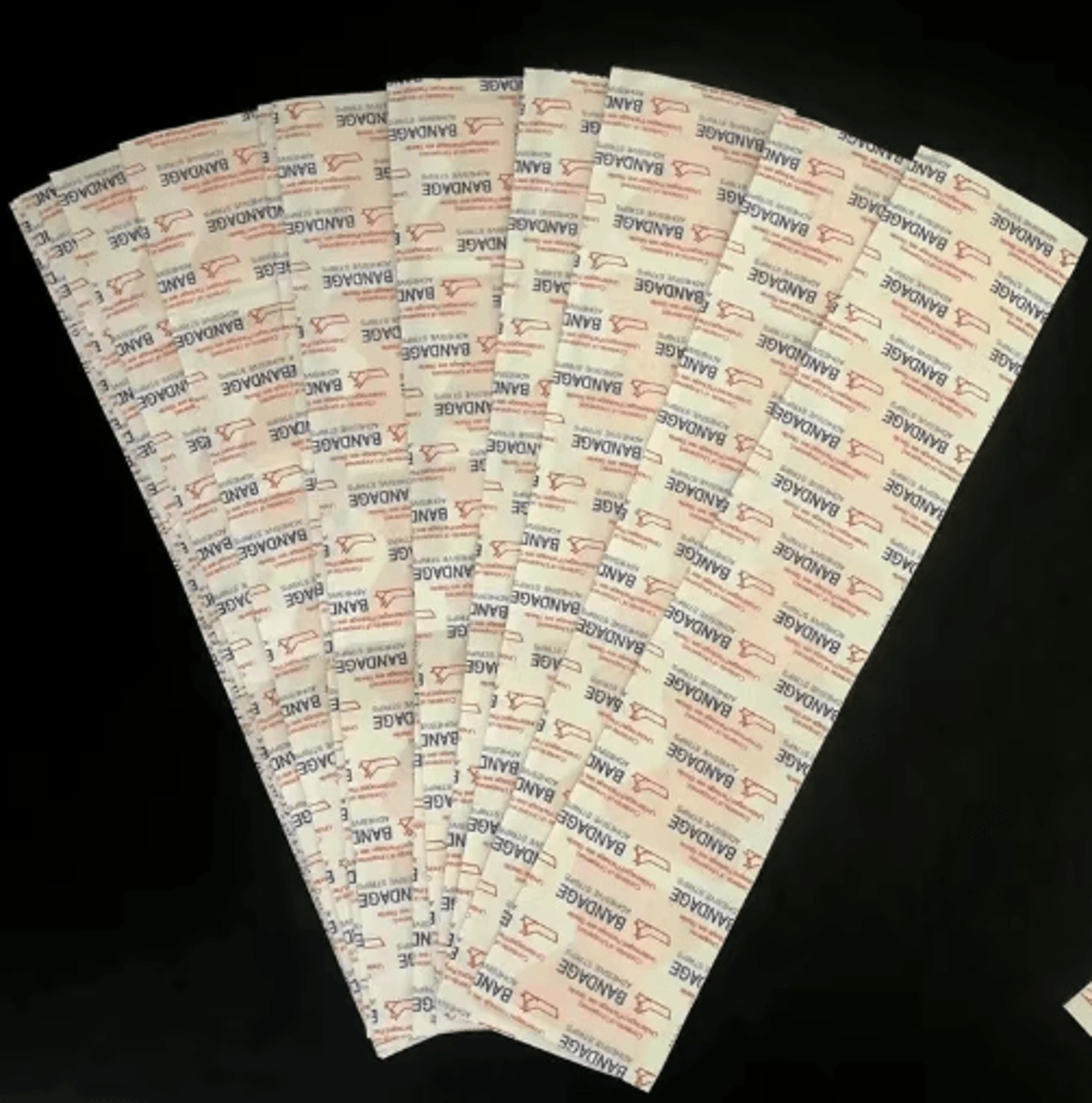 50PCS Waterproof Finger Bandages  Breathable First Aid Wound Dressing Plasters 2