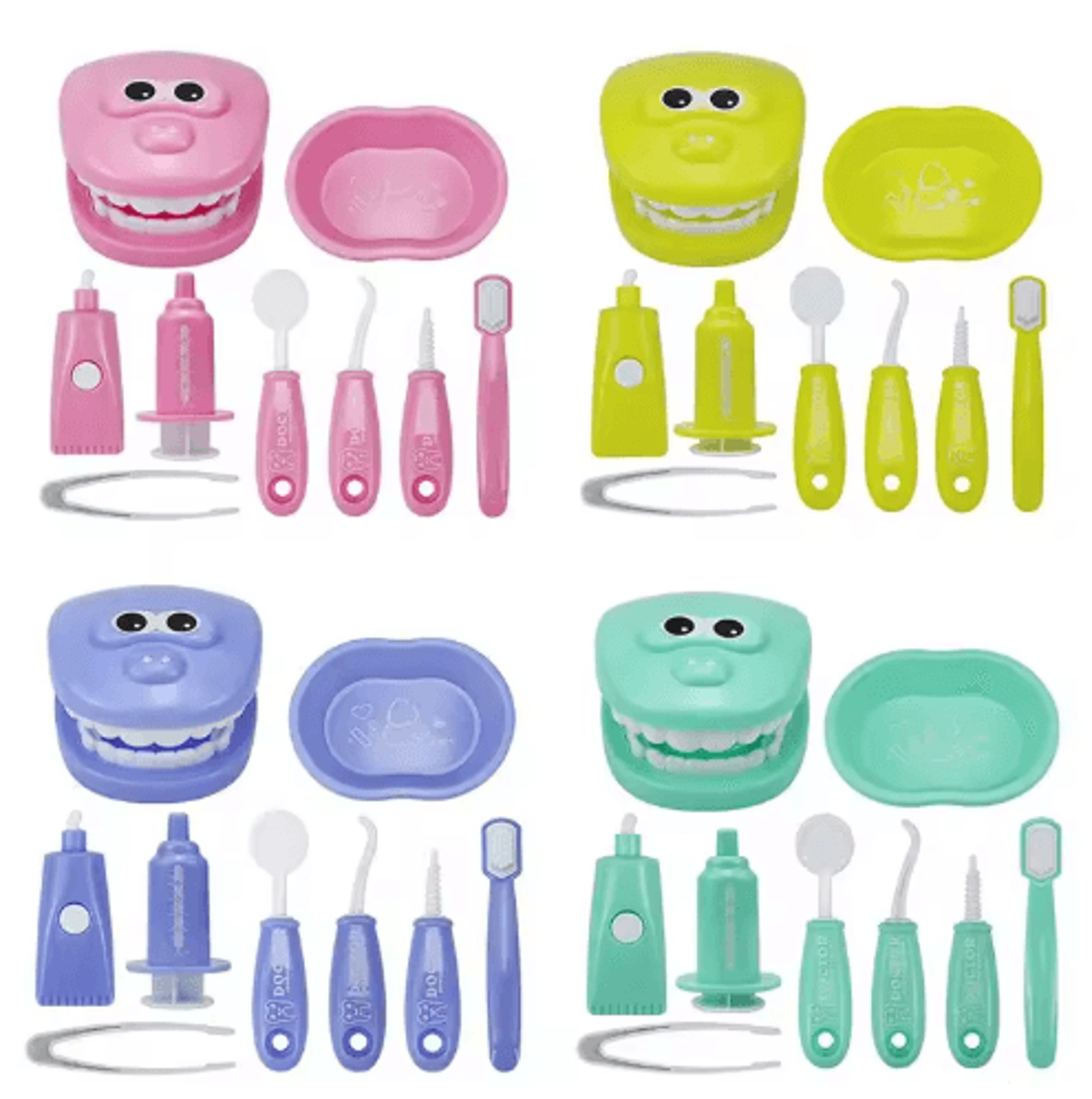 Montessori Doctor  Dentist Play Set  Kids Tooth Brushing Educational Role Play Toy 6