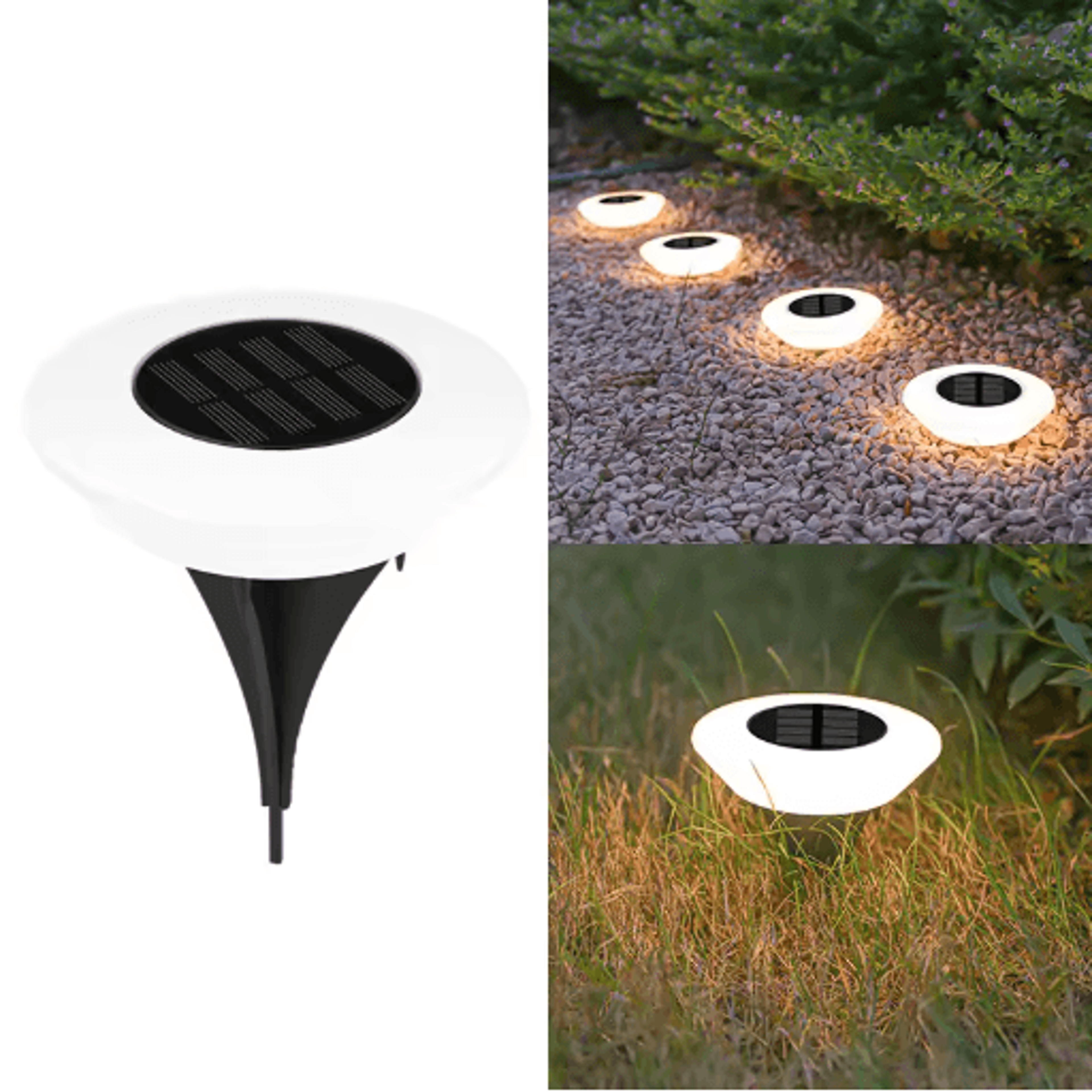 14LED Solar Ground Lights Waterproof Outdoor Pathway  Garden Landscape Lighting 14 Pack 3