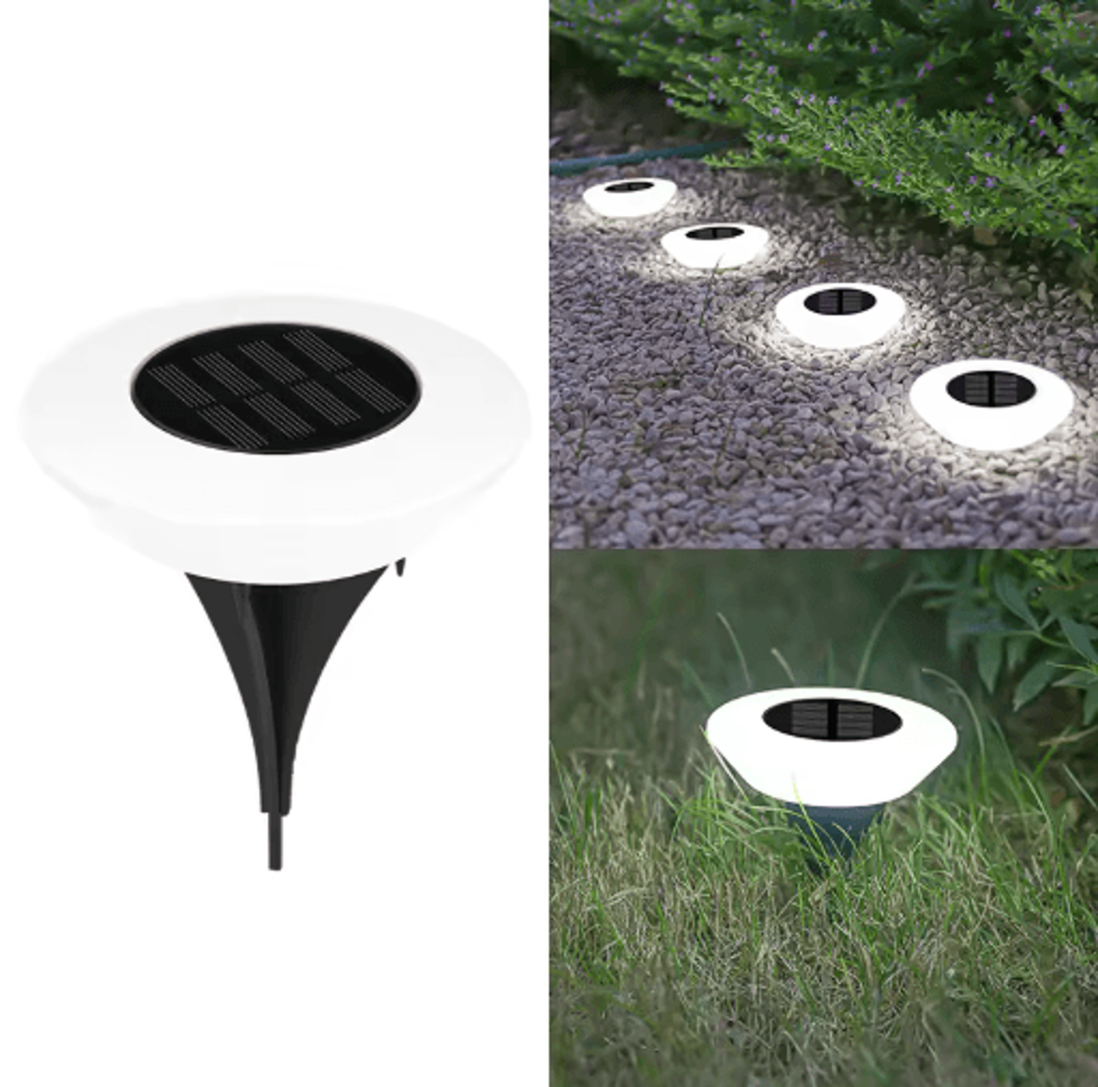 14LED Solar Ground Lights Waterproof Outdoor Pathway  Garden Landscape Lighting 14 Pack 4