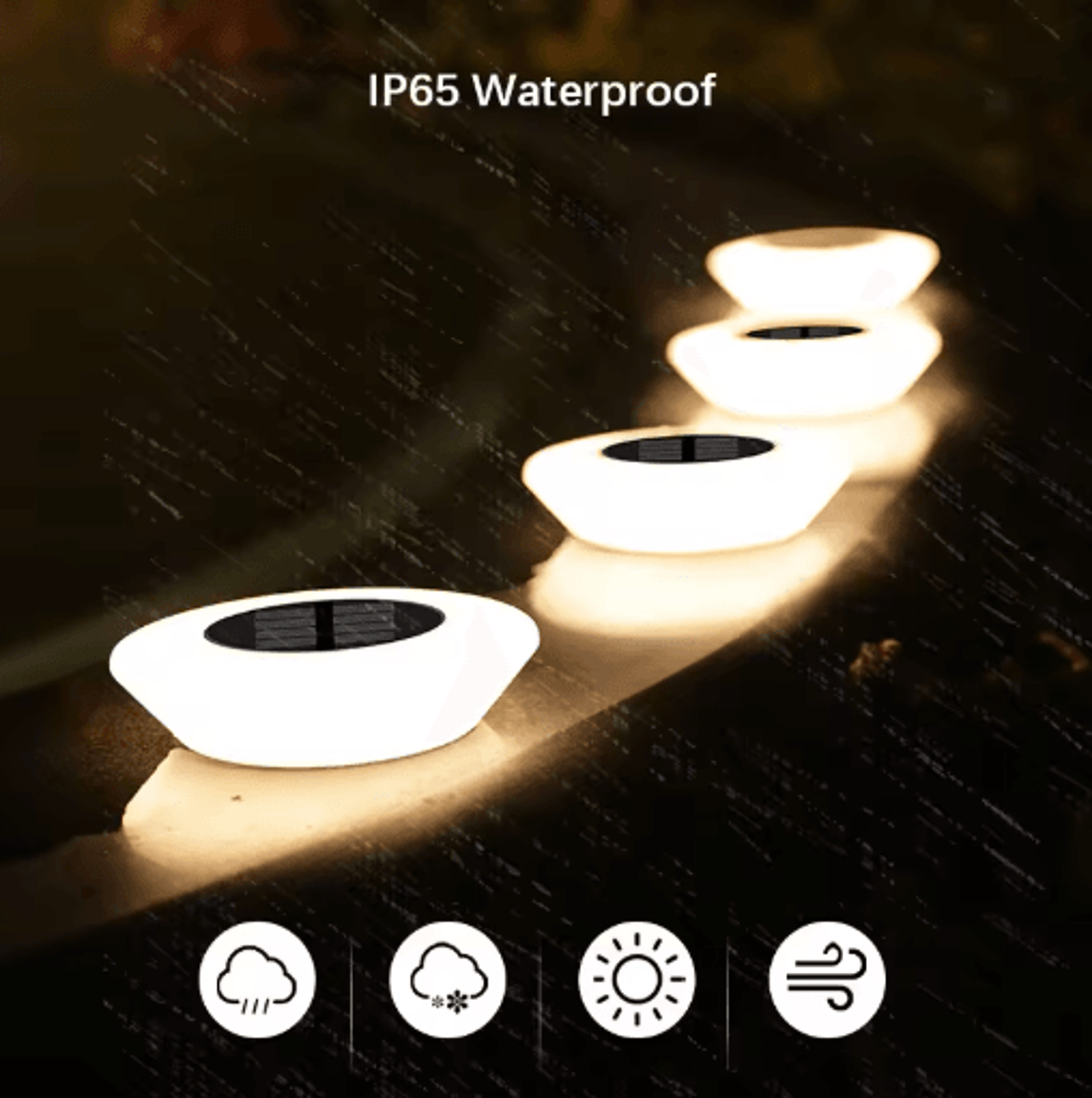 14LED Solar Ground Lights Waterproof Outdoor Pathway  Garden Landscape Lighting 14 Pack 5