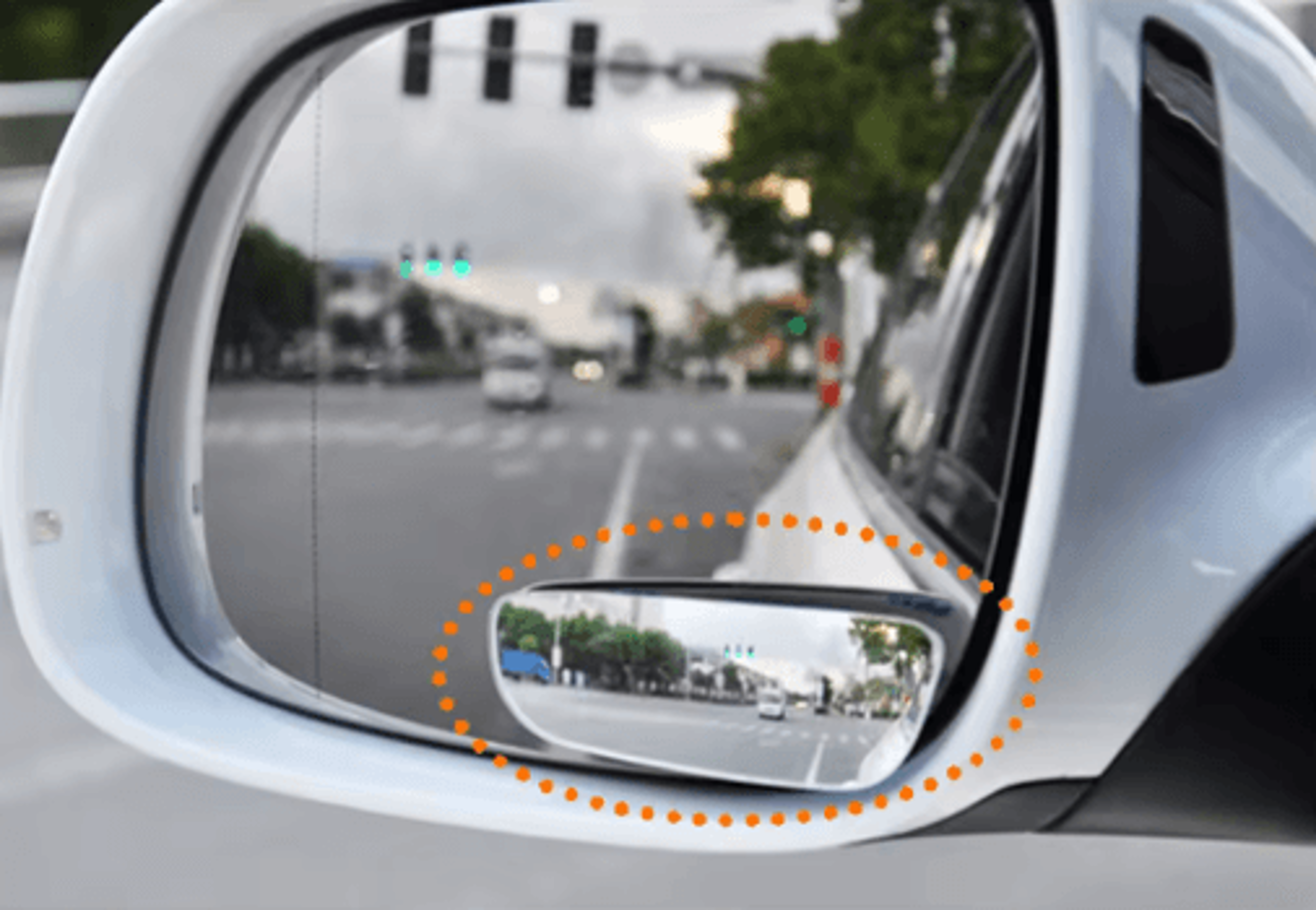 360 Blind Spot Mirror Set 2PCS Wide Angle Adjustable Car Side Mirror Accessories 6