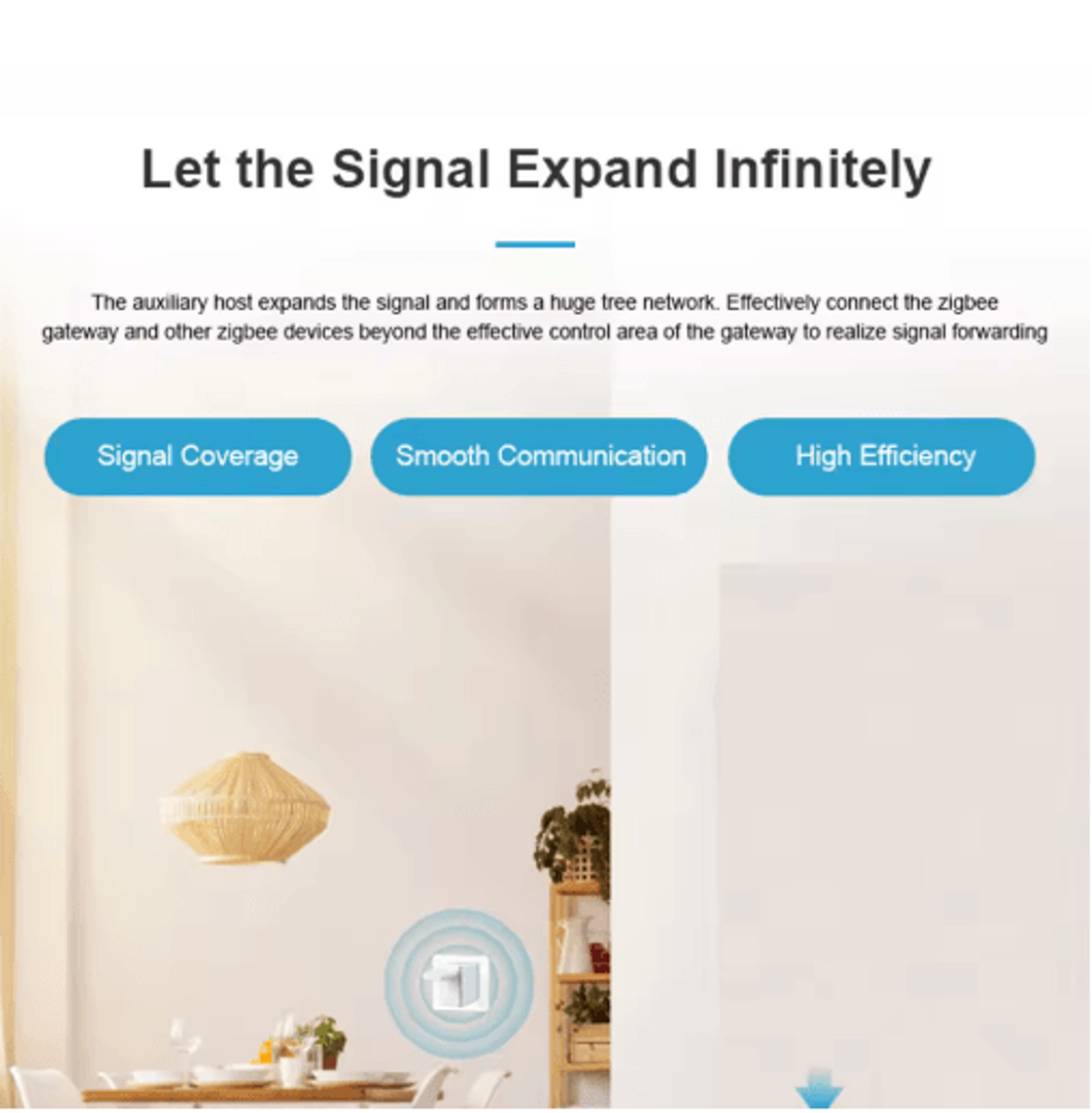 Haozee ZigBee Signal Repeater USB Smart Home Extender For Home Assistant  Zigbee2MQTT 3