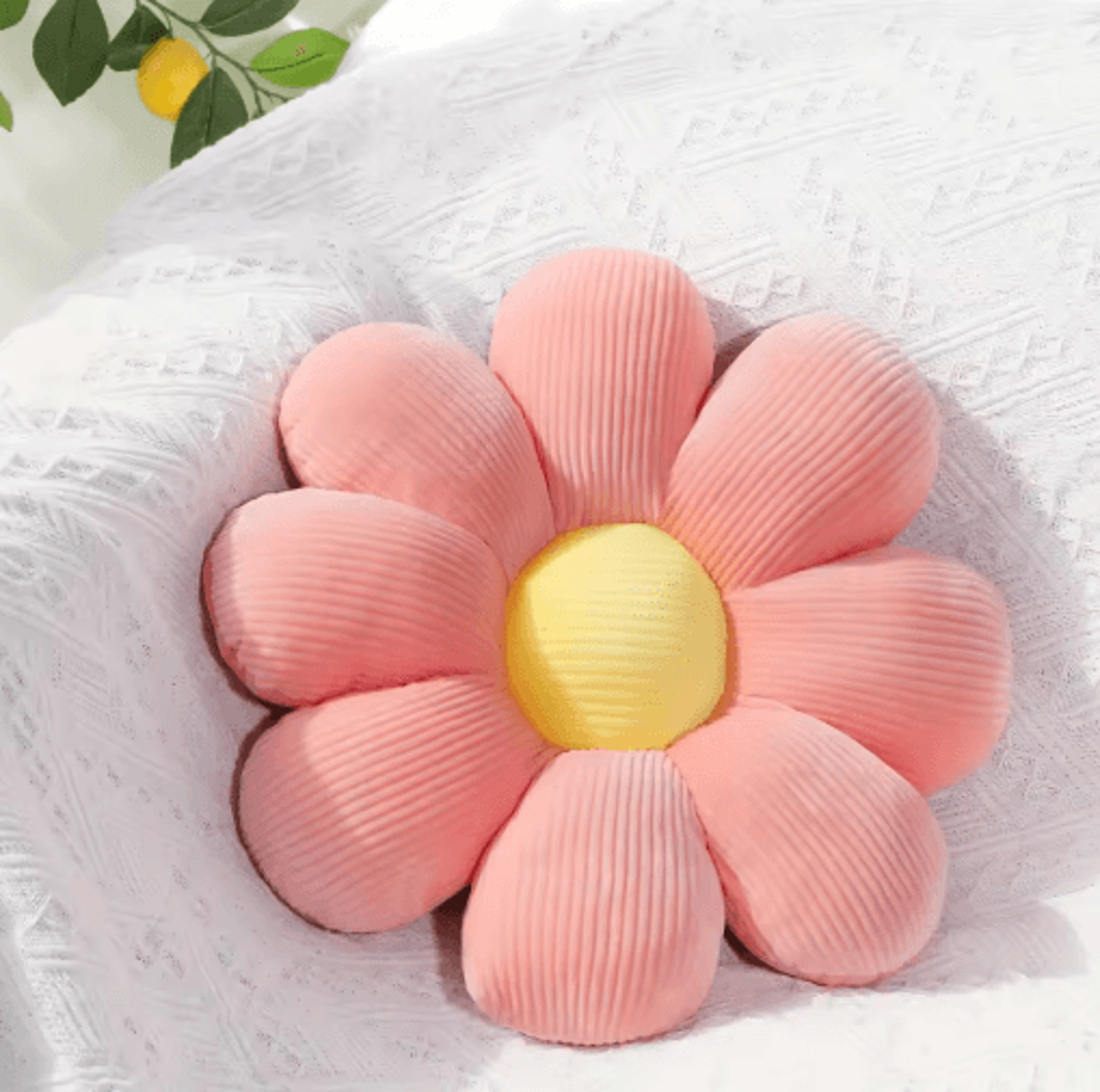 Sunflower Plush Cushion  Cute Daisy Floor Pillow  Seat Mat 5