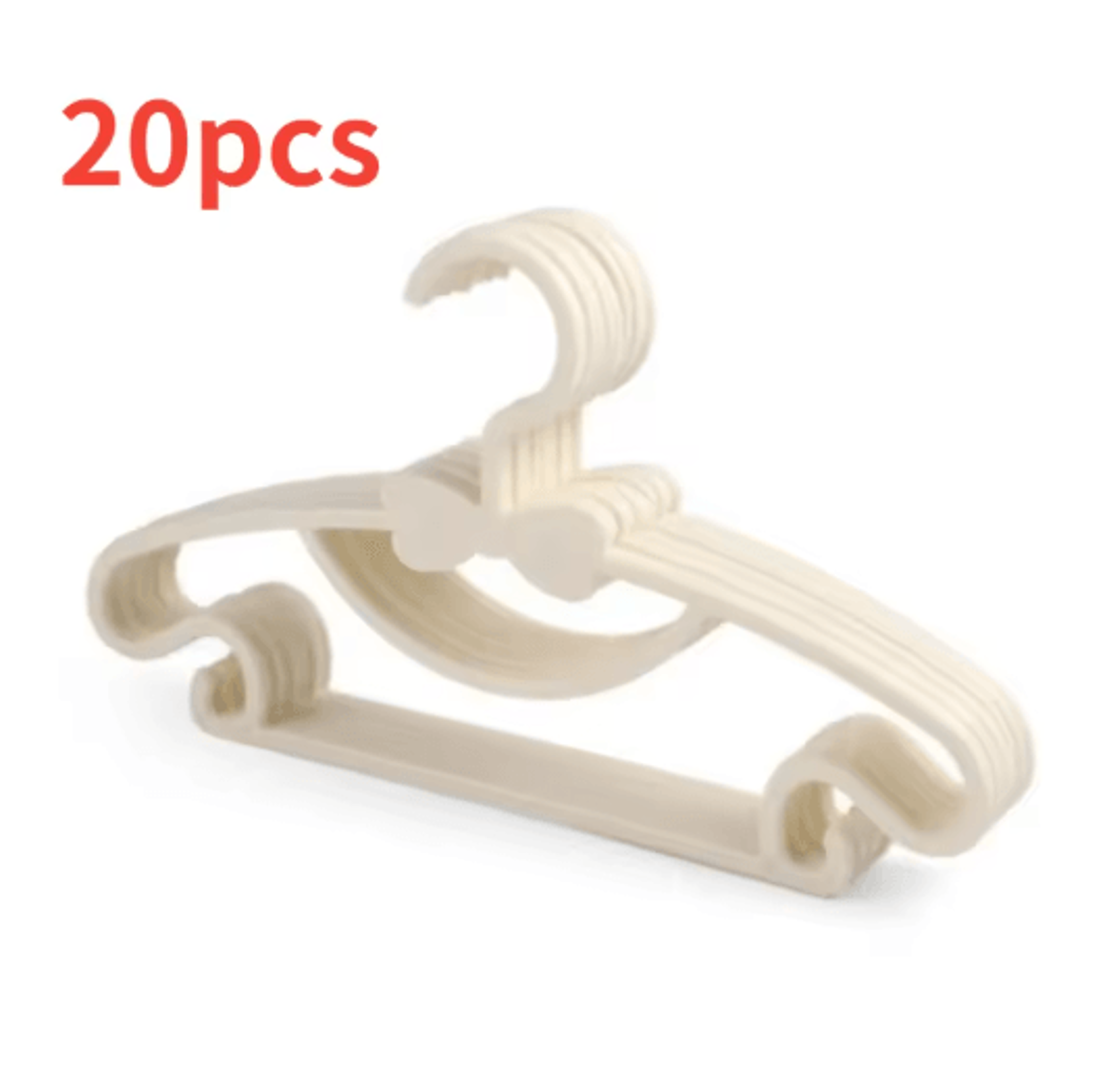 Kids Clothes Hangers Set 10pcs Windproof Baby  Childrens Plastic Hangers 5