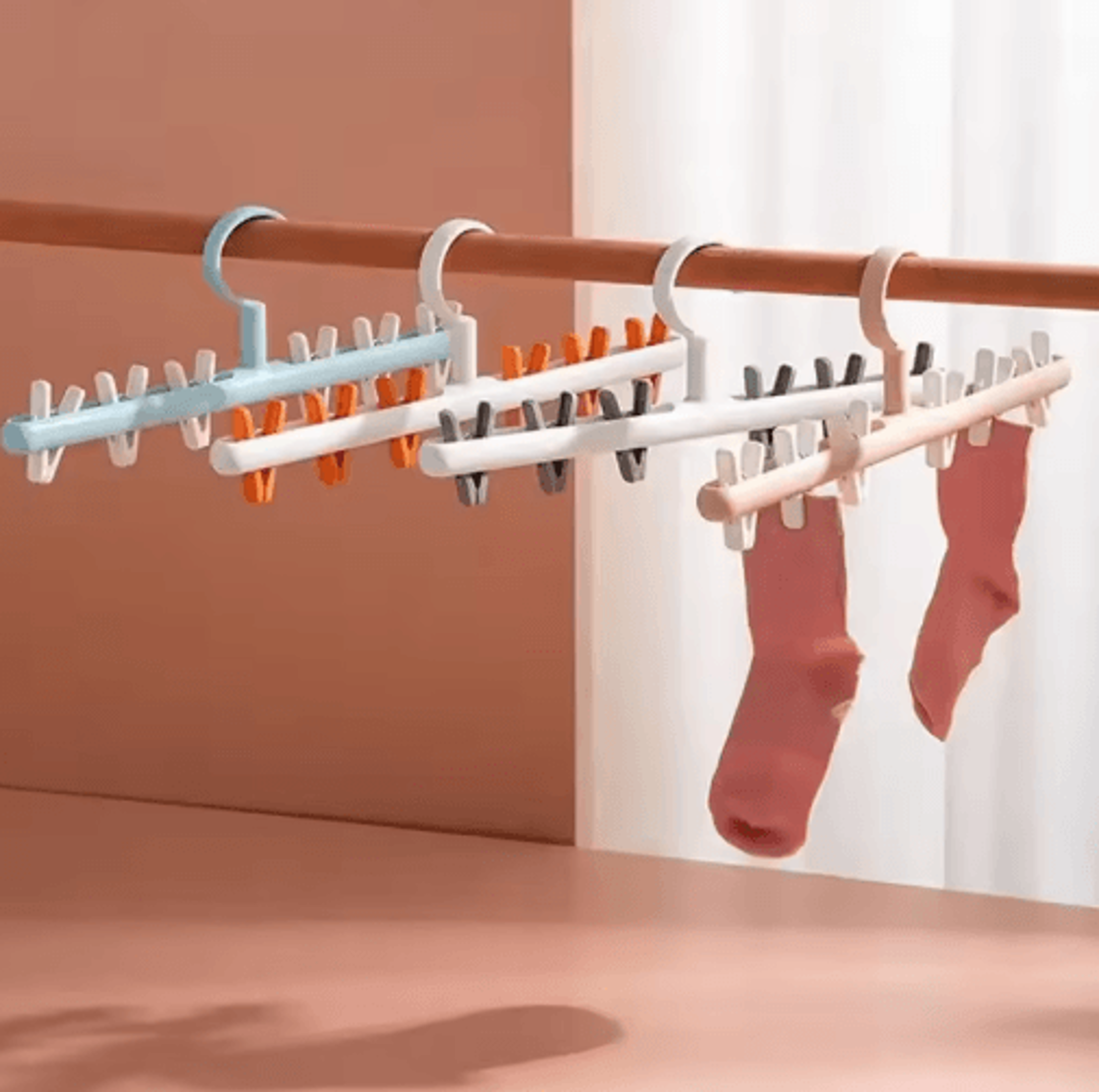 Hat  Scarf Organizer Hanger  MultiPurpose Closet Storage Rack 5