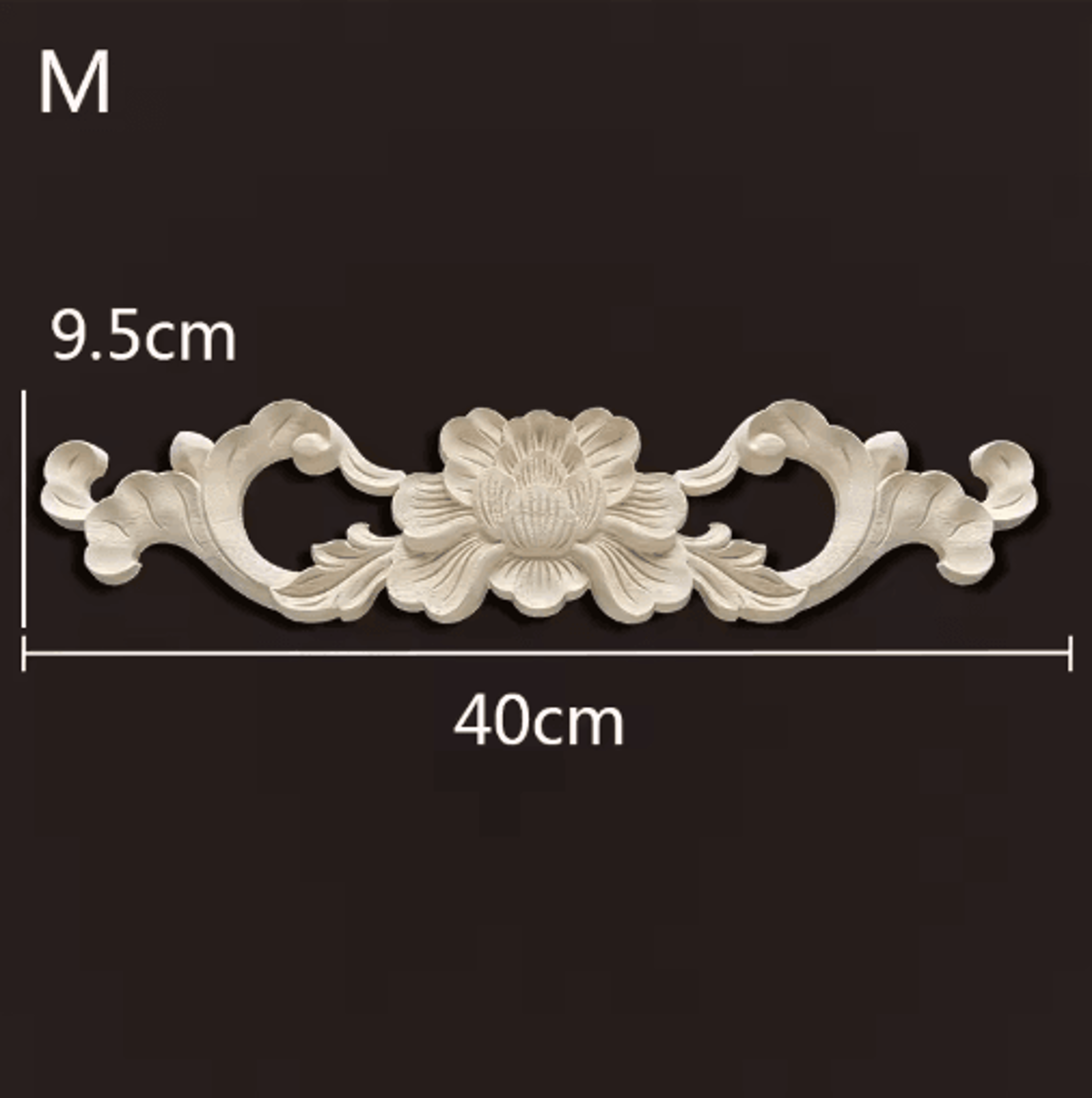 Vintage Carved Wood Onlays Decorative Furniture Appliques For Elegant Home Decor 7
