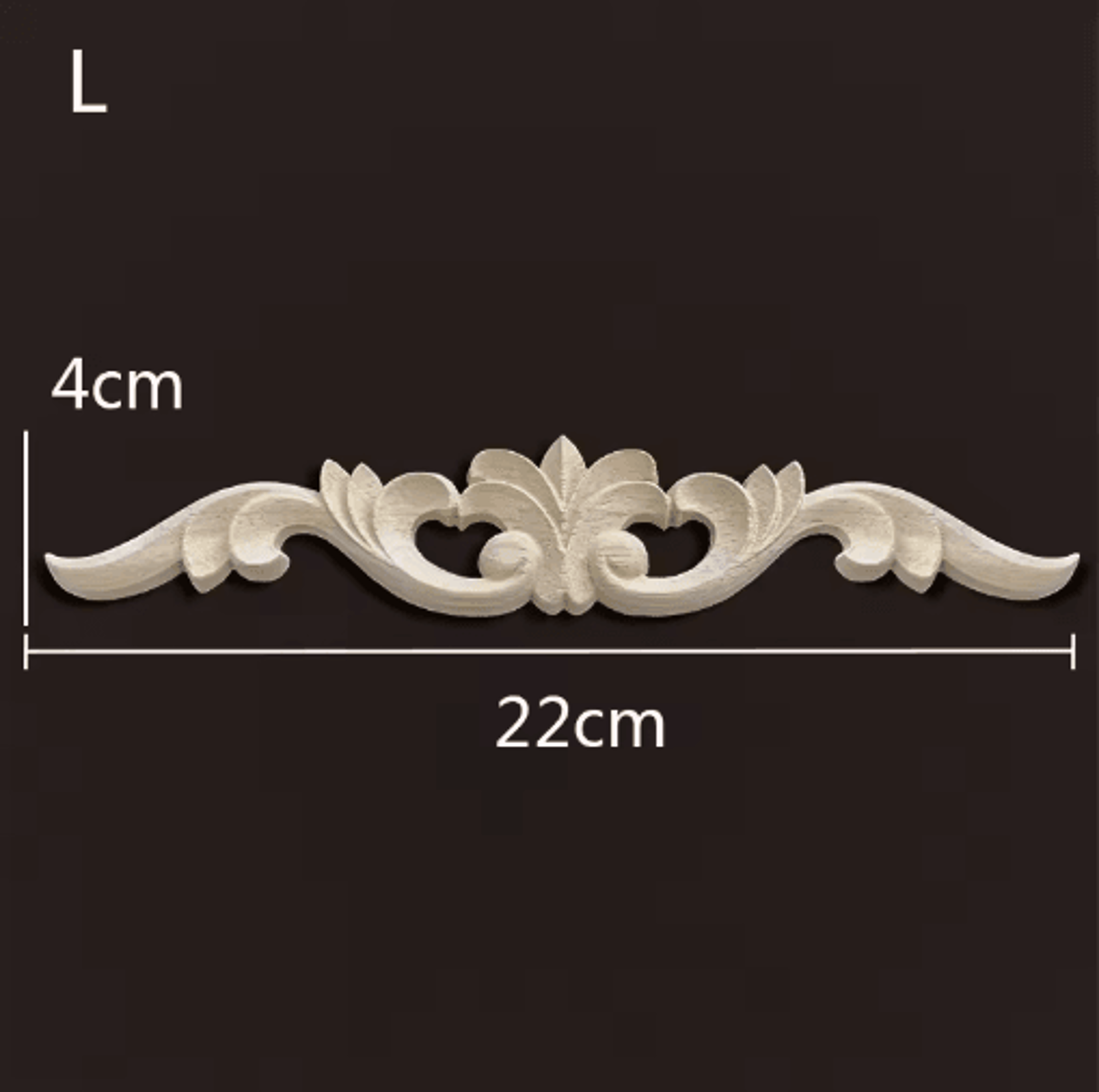 Vintage Carved Wood Onlays Decorative Furniture Appliques For Elegant Home Decor 22