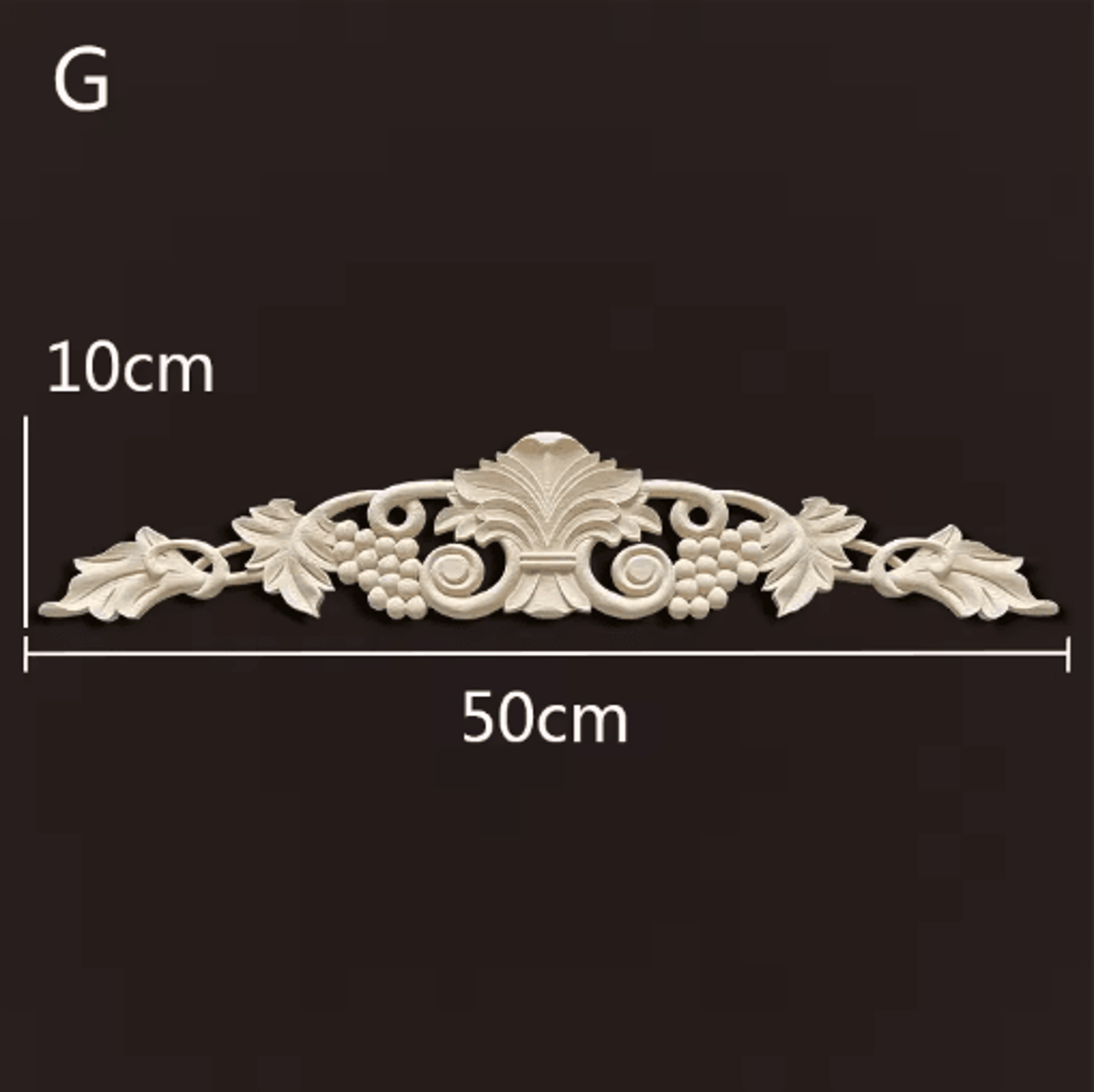 Vintage Carved Wood Onlays Decorative Furniture Appliques For Elegant Home Decor 15