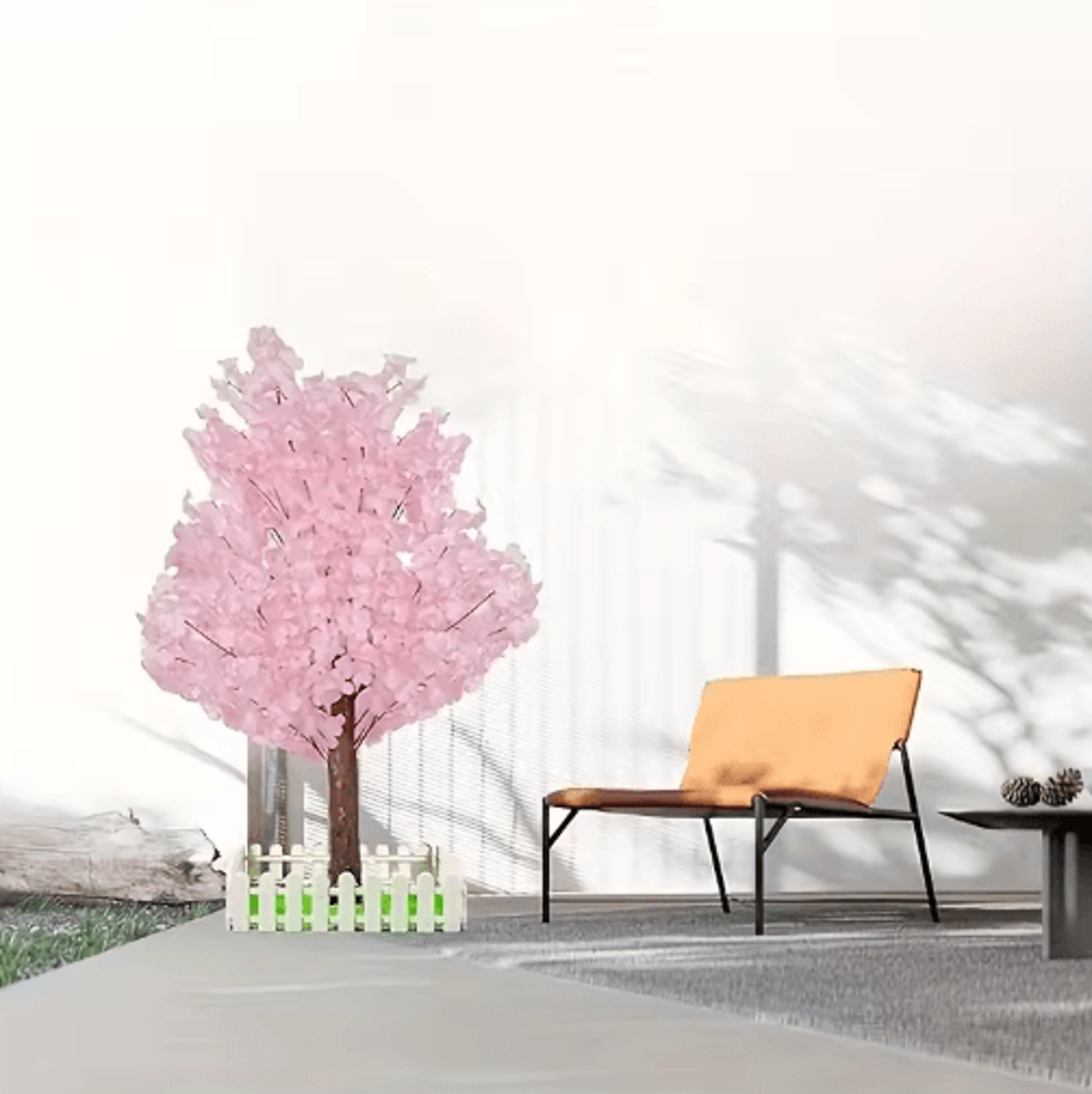 Artificial Cherry Blossom Tree Pink Sakura Decorative Tree For Weddings Parties  Home Decor 4