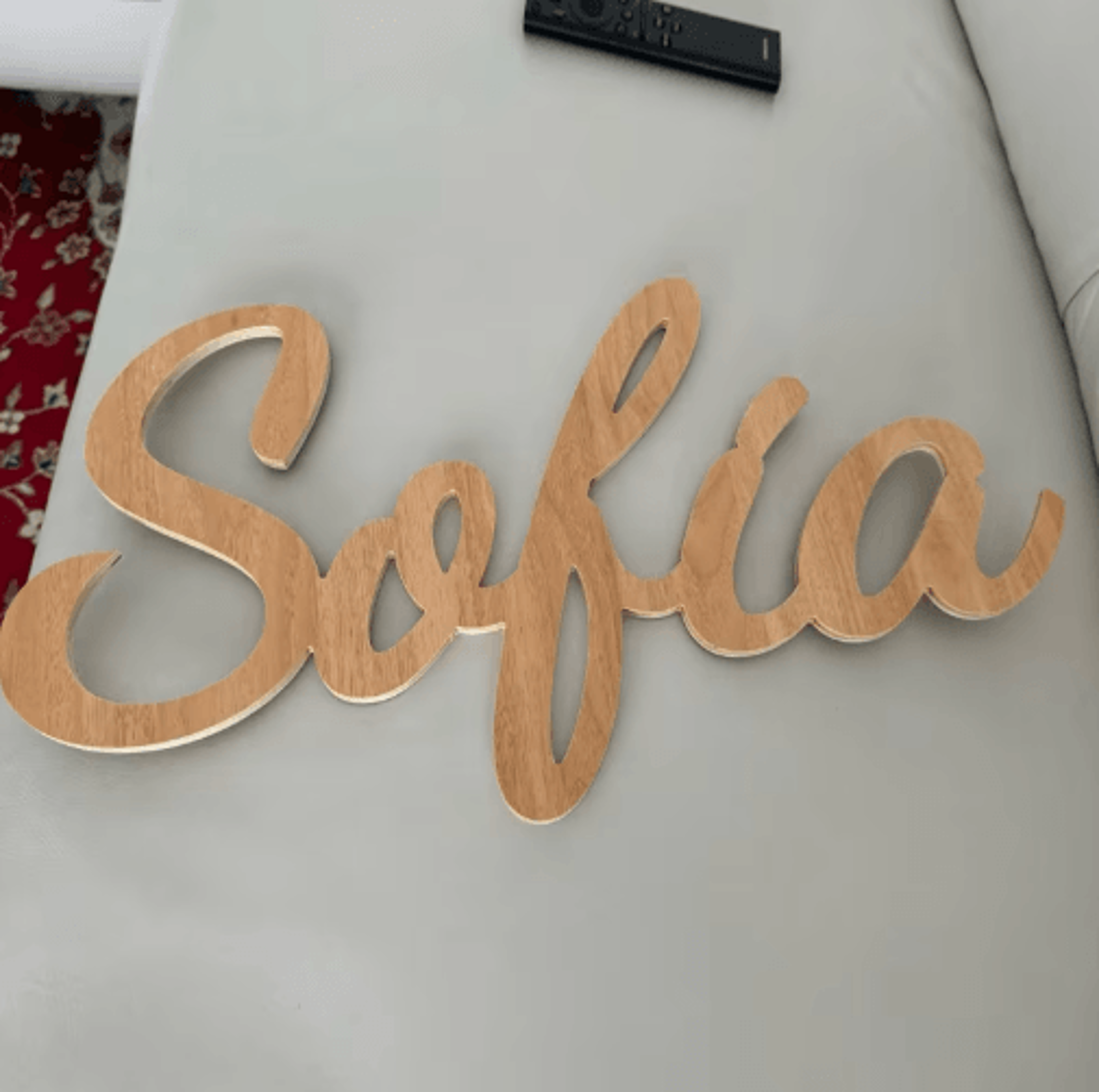 EverName Custom Wooden Name Sign  Personalized Nursery Wall Decor 5