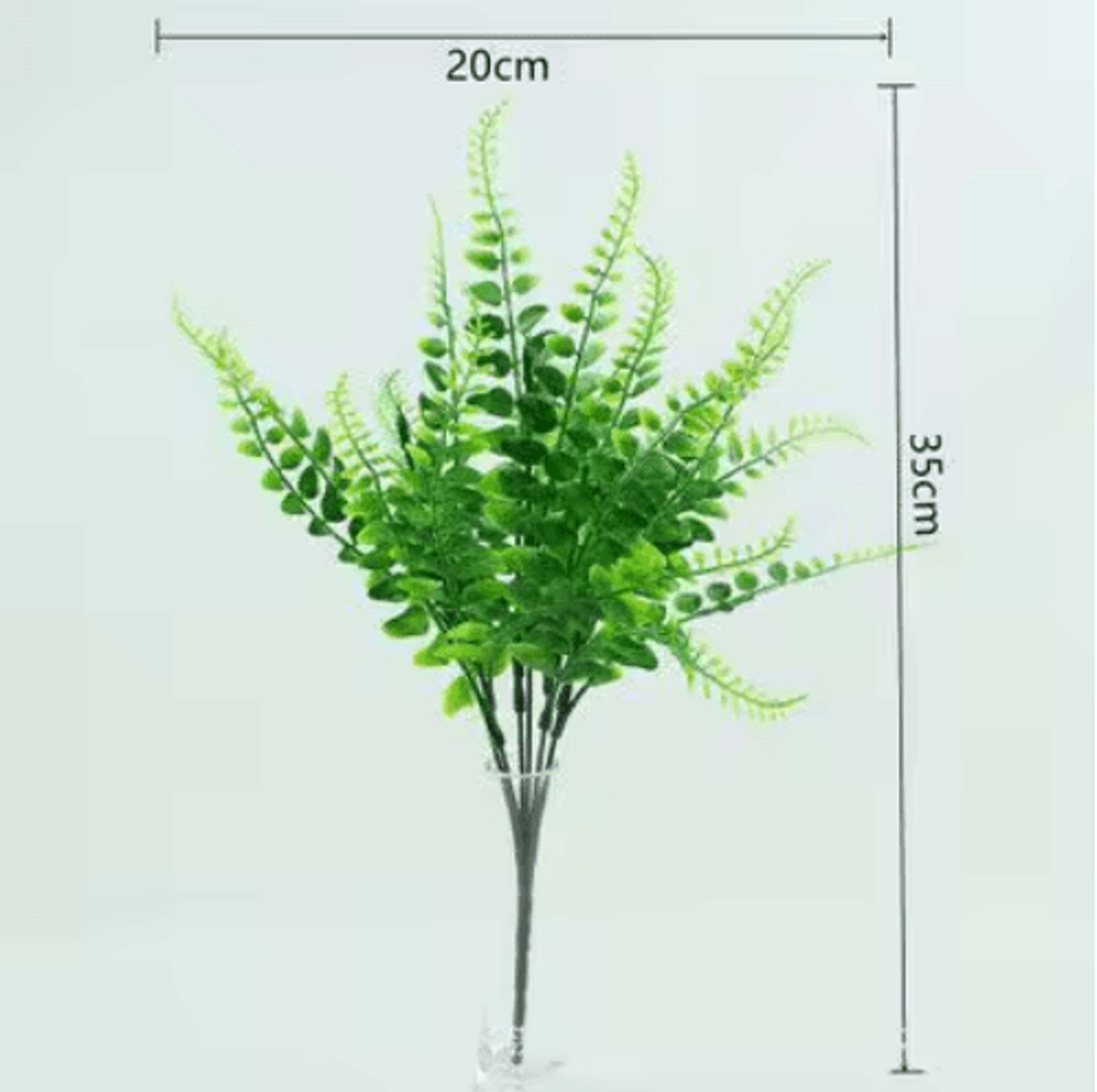 Artificial Fern Plant Decor Realistic Greenery For Home Garden  Wall Styling 18