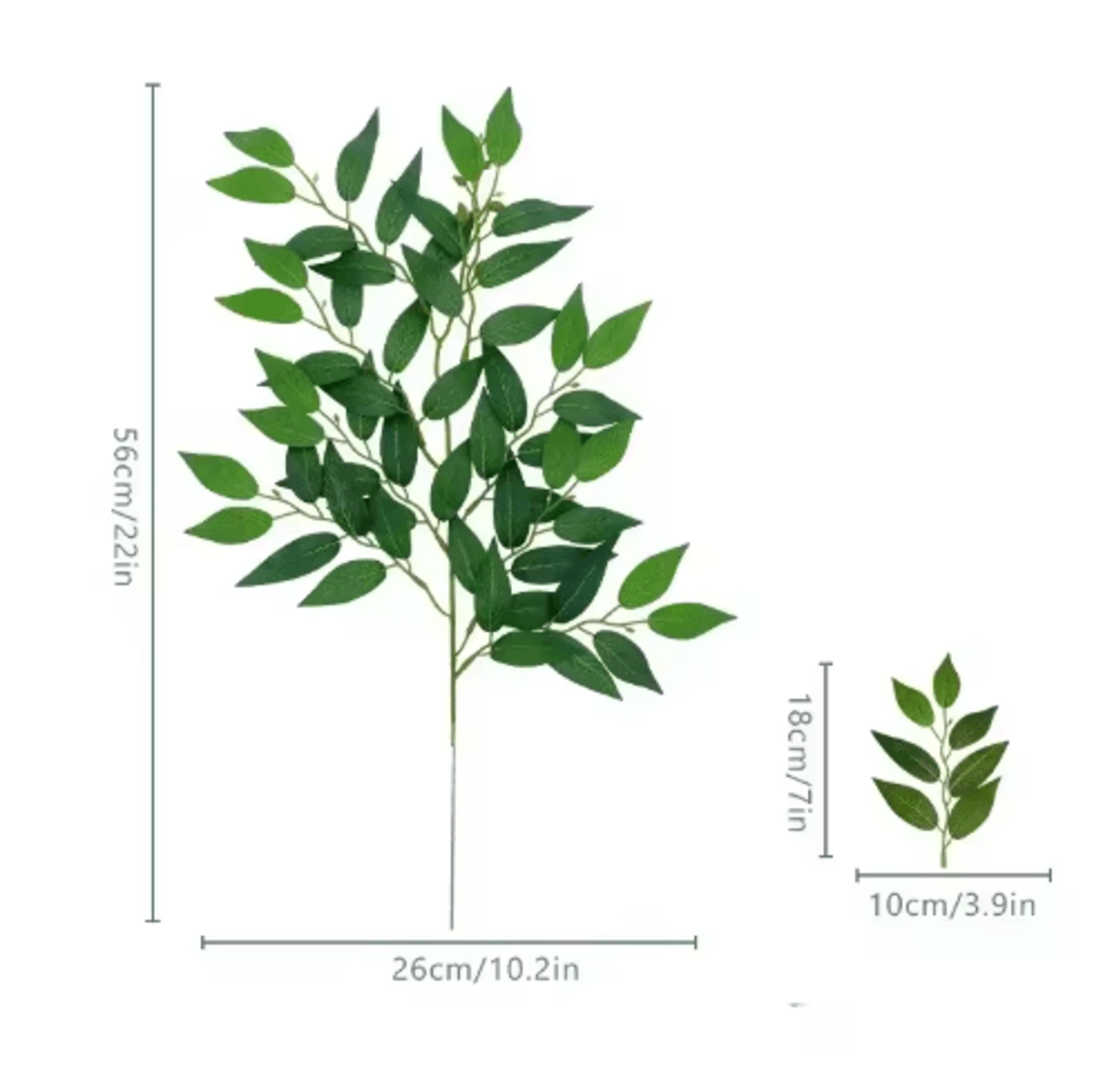 Artificial Eucalyptus Greenery Arrangement  Realistic Fake Plant Decor For Home  Weddings 10