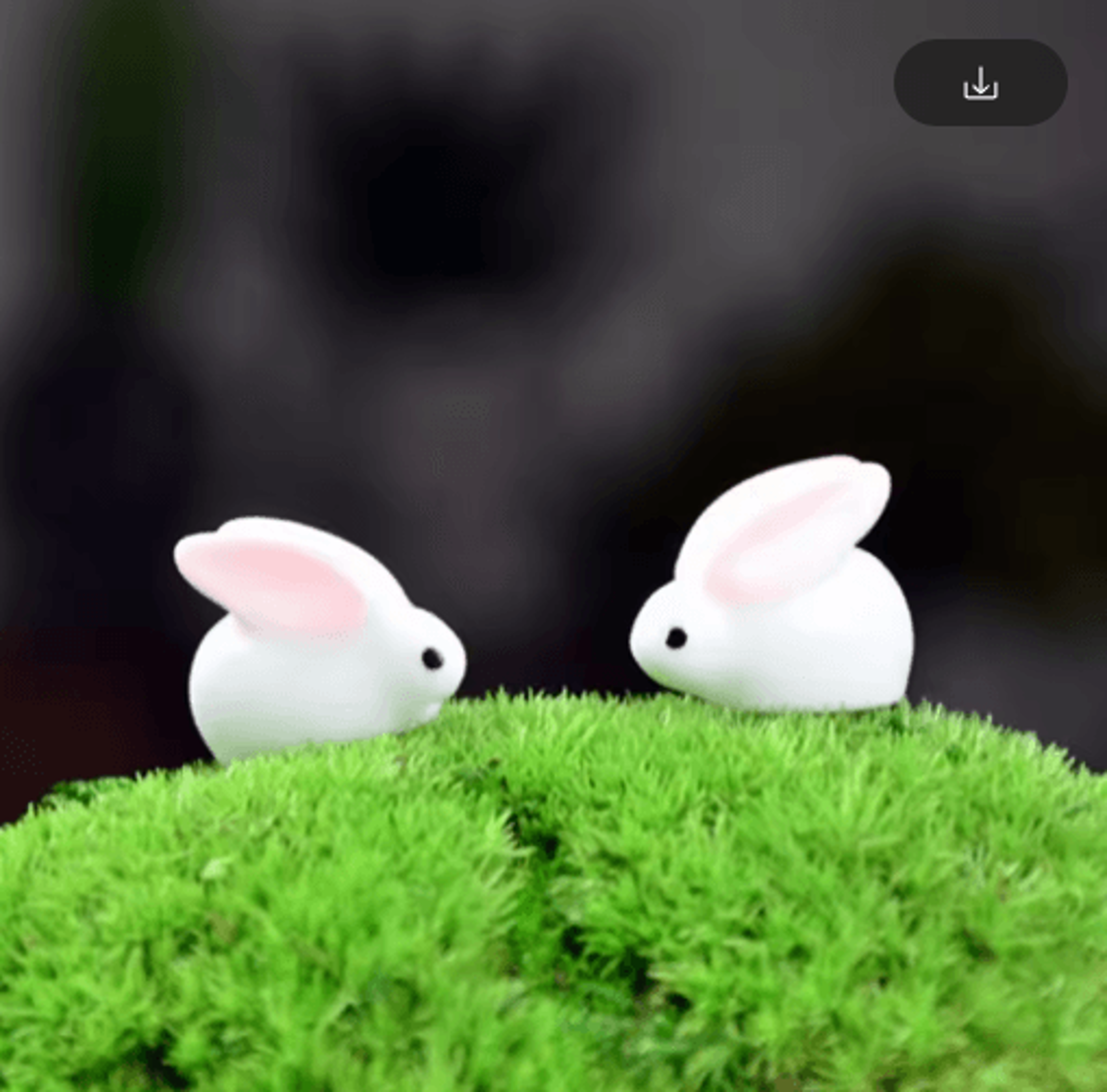 Mini Animal Figurines Set Cute Fairy Garden  Bonsai Miniature Decor 8