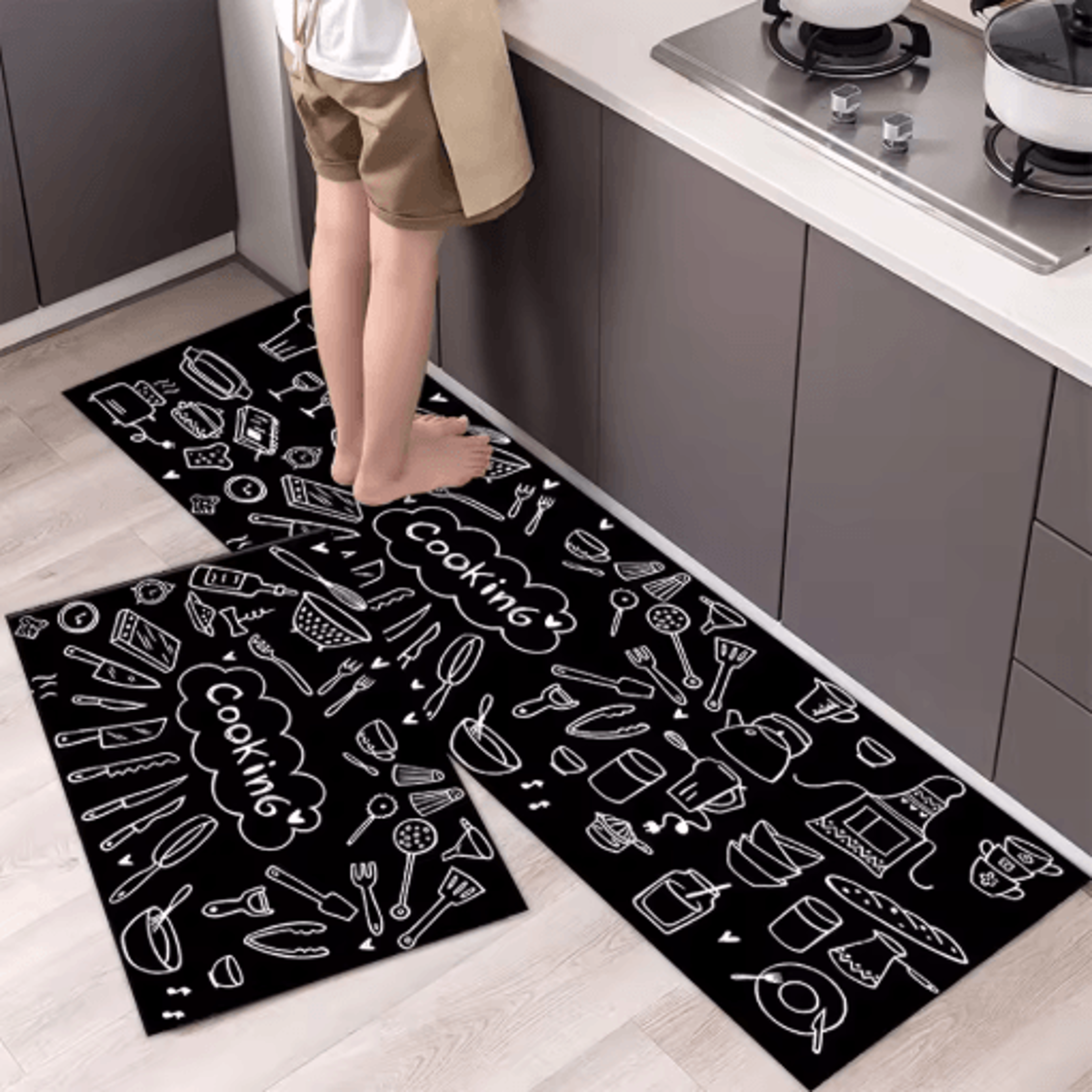 Soft Washable NonSlip Floor Mat Long Kitchen Hallway  Bedside Area Rug 9