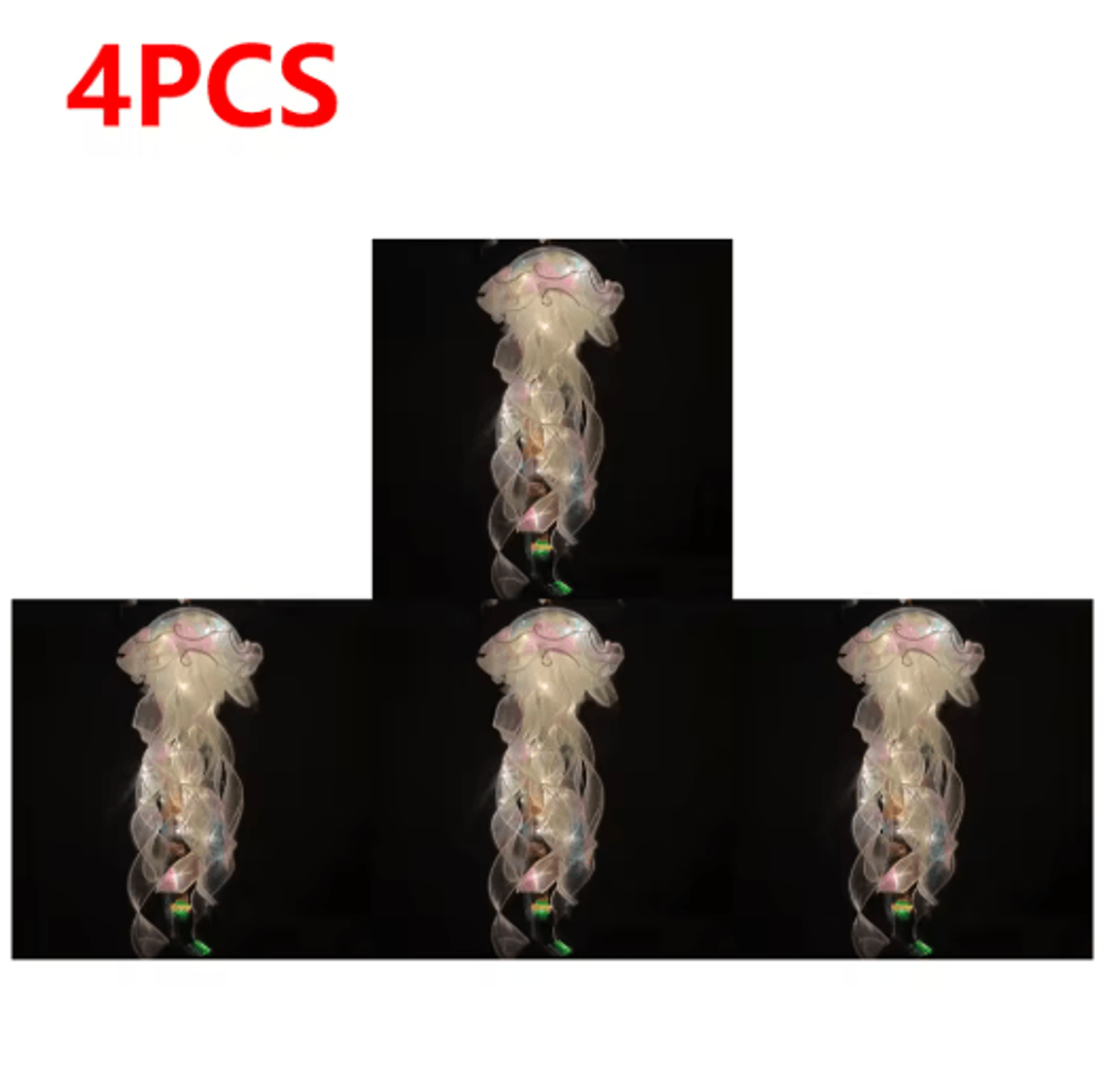 Gradient Jellyfish LED Hanging Night Light Colorful Ambient Pendant Lamp 8