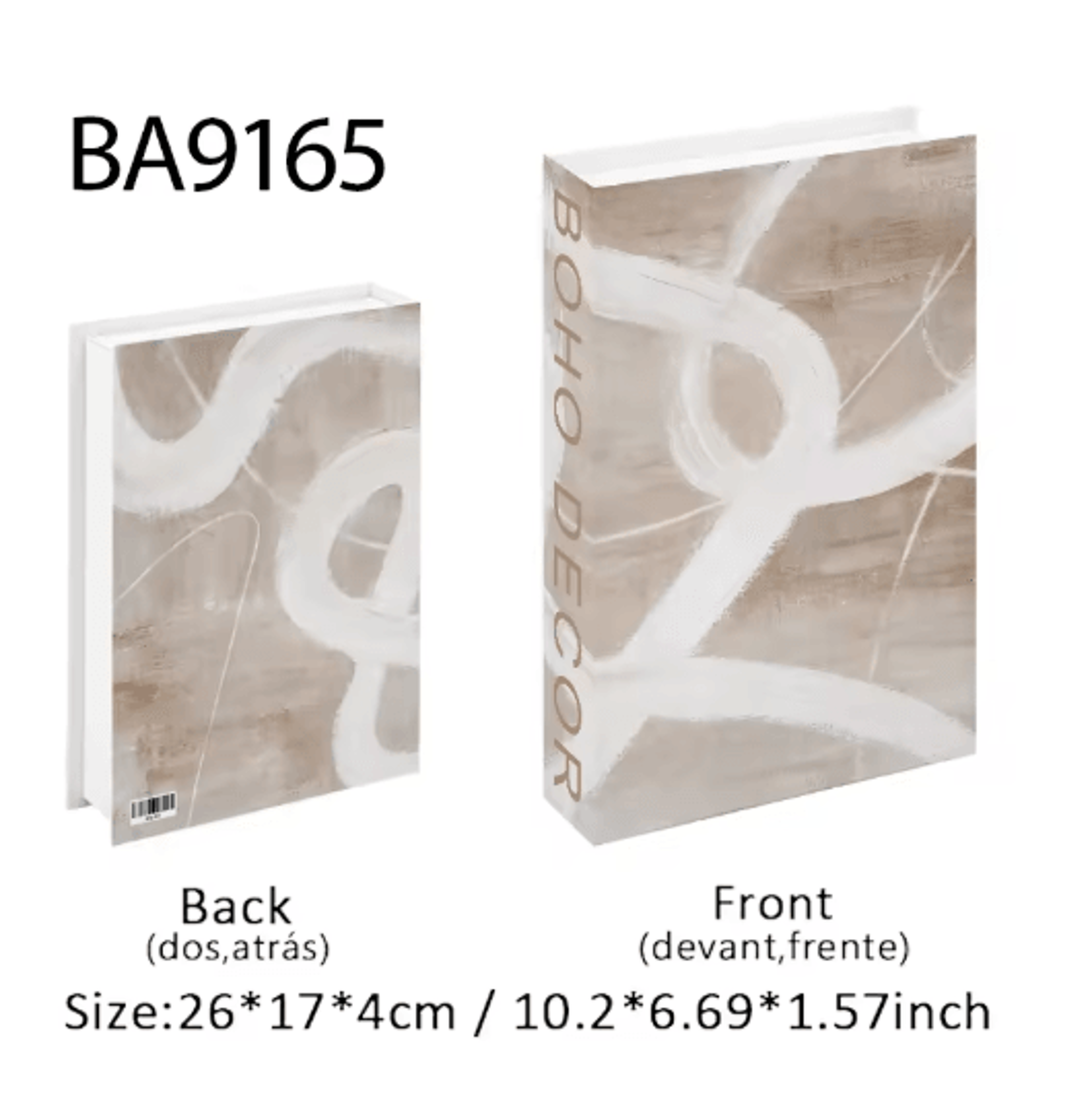 Luxury Decorative Fake Book Storage Box Aesthetic Coffee Table  Bookshelf Decor 10