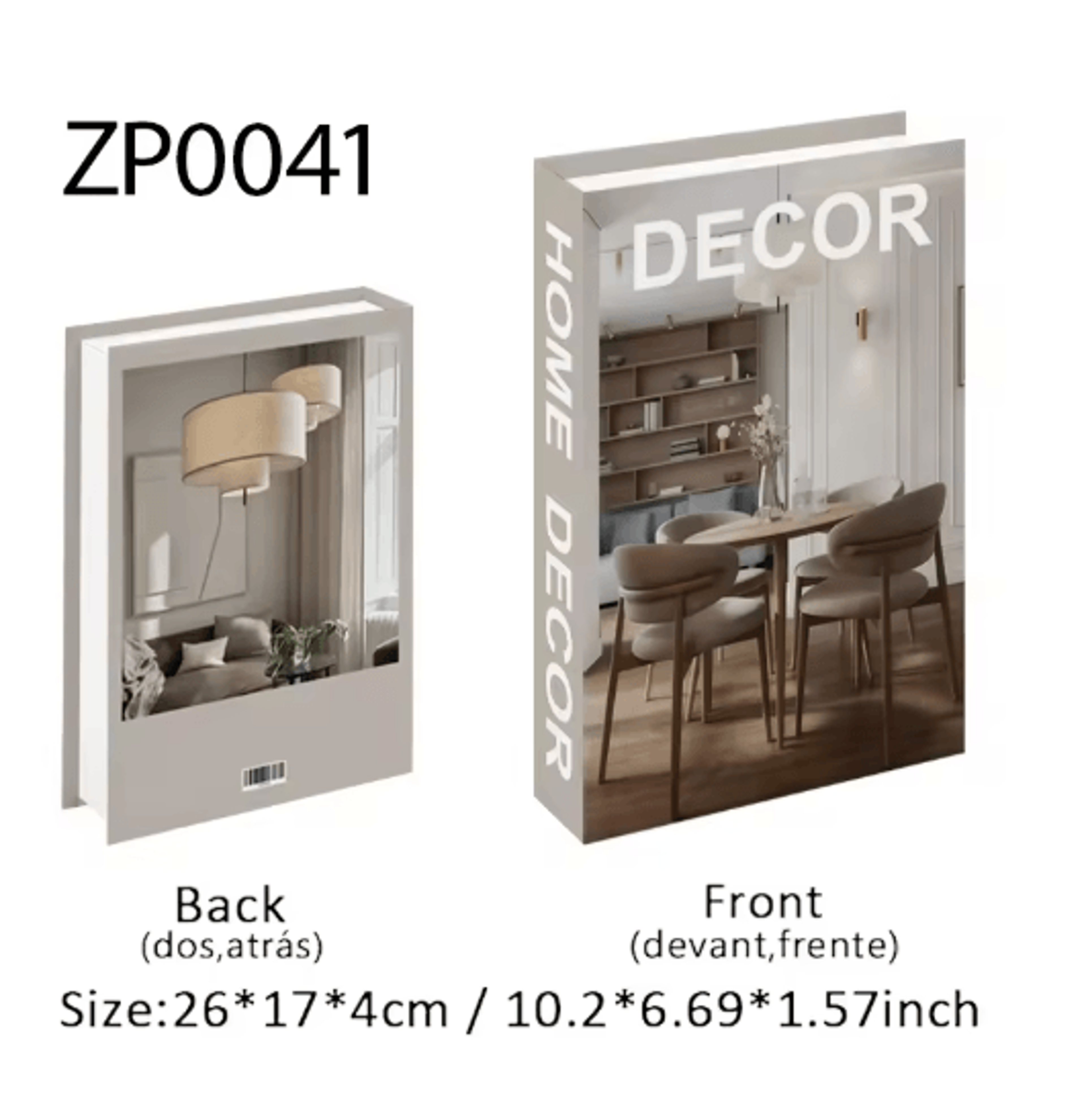 Luxury Decorative Fake Book Storage Box Aesthetic Coffee Table  Bookshelf Decor 14