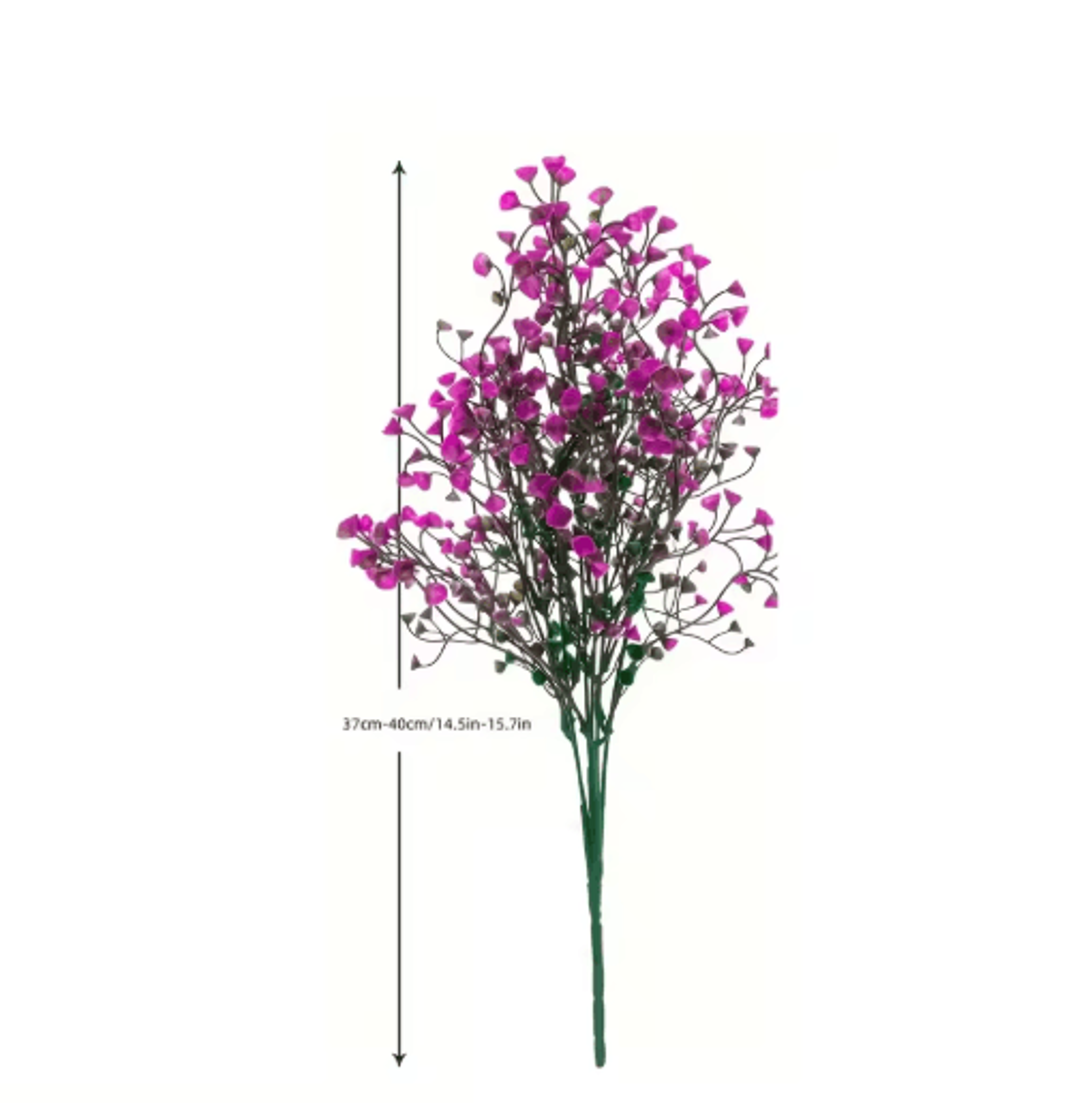 12 Bunches UVResistant Artificial Flowers Lush Outdoor Artificial Plants For Garden  Window Box Dec 3